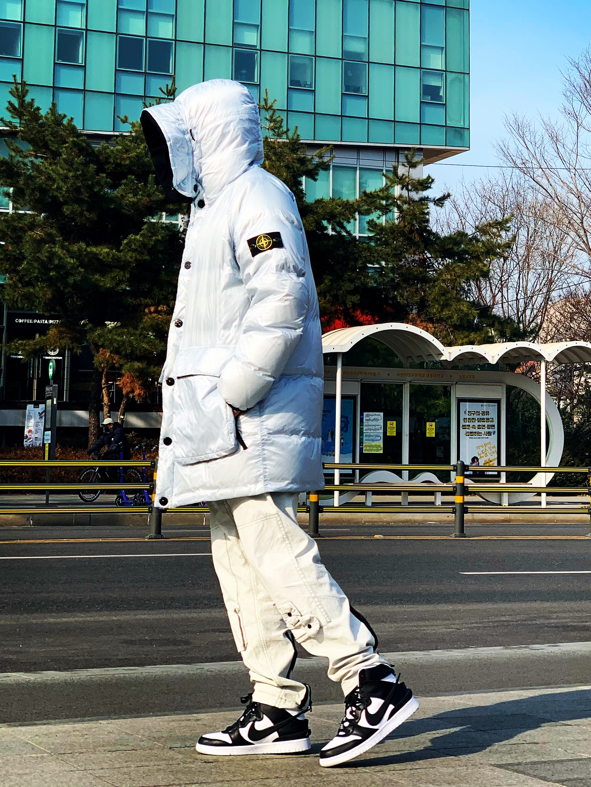 Nike x Ambush Dunk High Black 착용 스타일