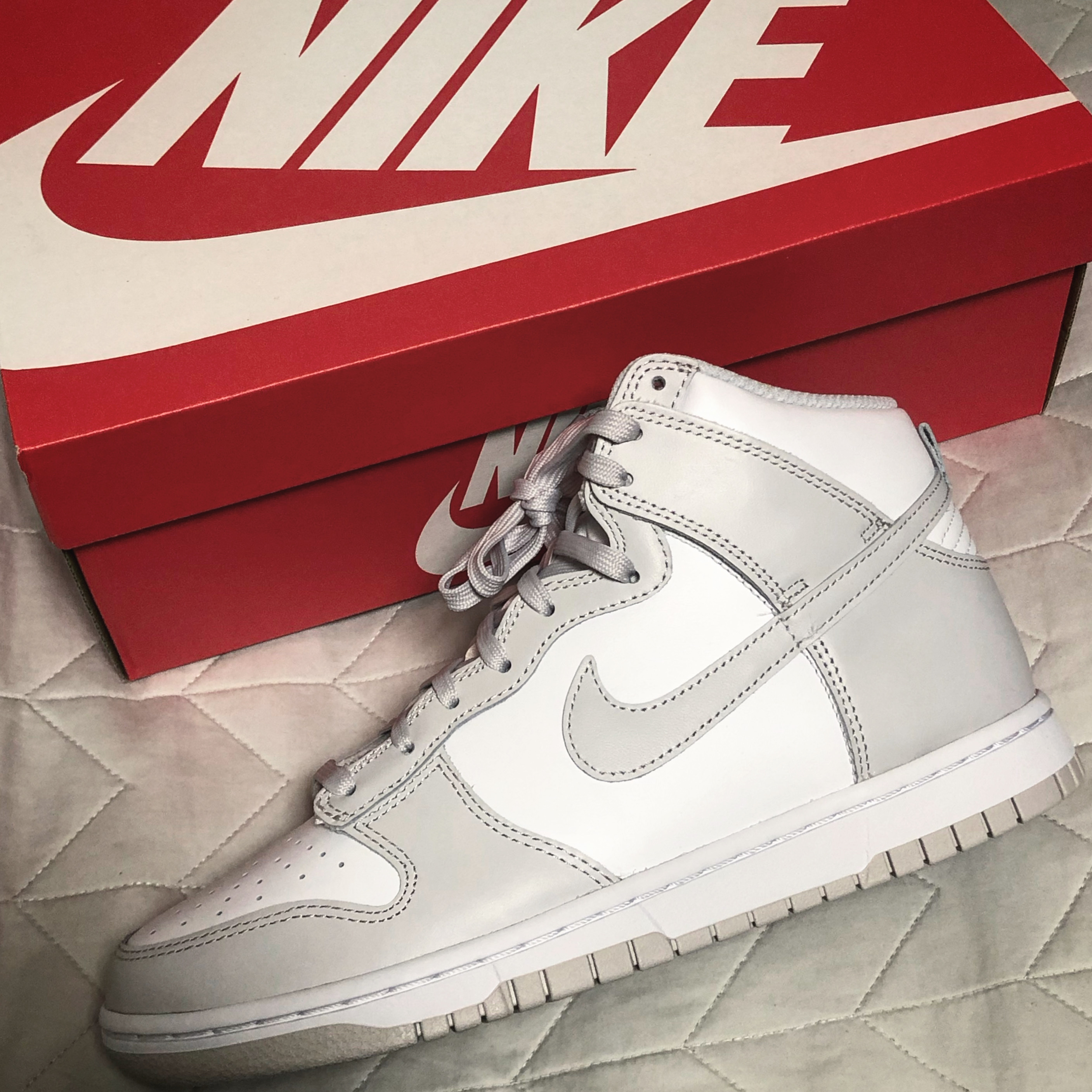 Nike Dunk High Retro Vast Grey 착용 스타일