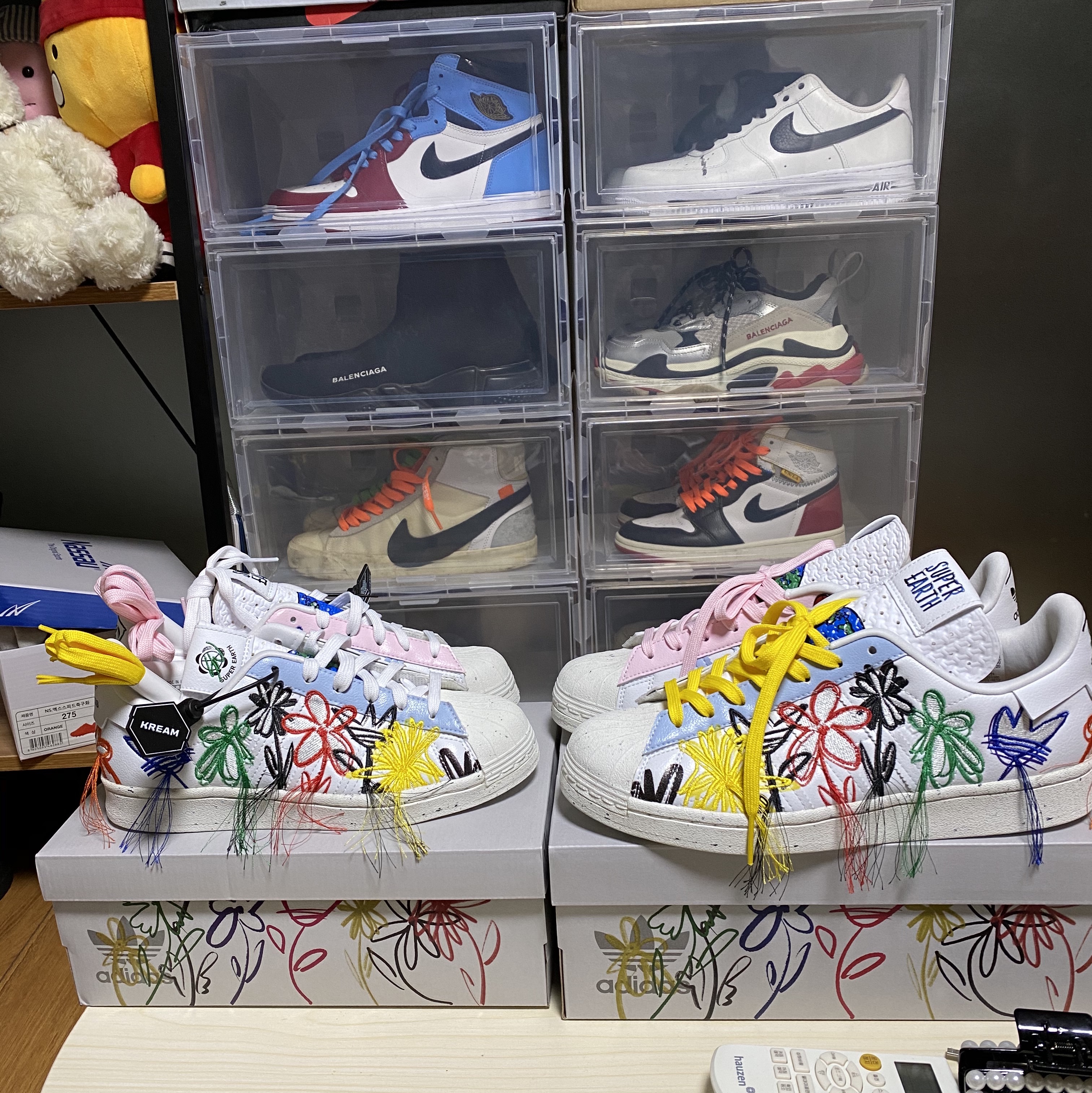 Adidas x Sean Wotherspoon Superstar Superearth 착용 스타일