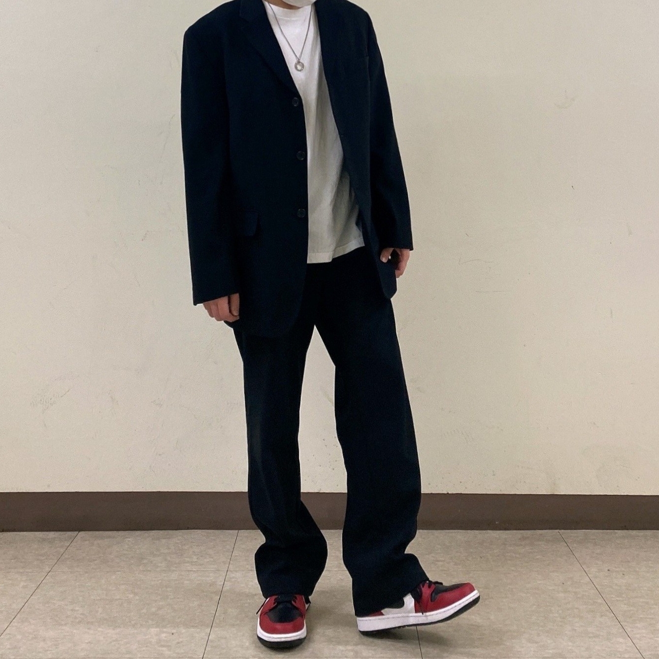 Jordan 1 Mid Chicago Black Toe 착용 스타일