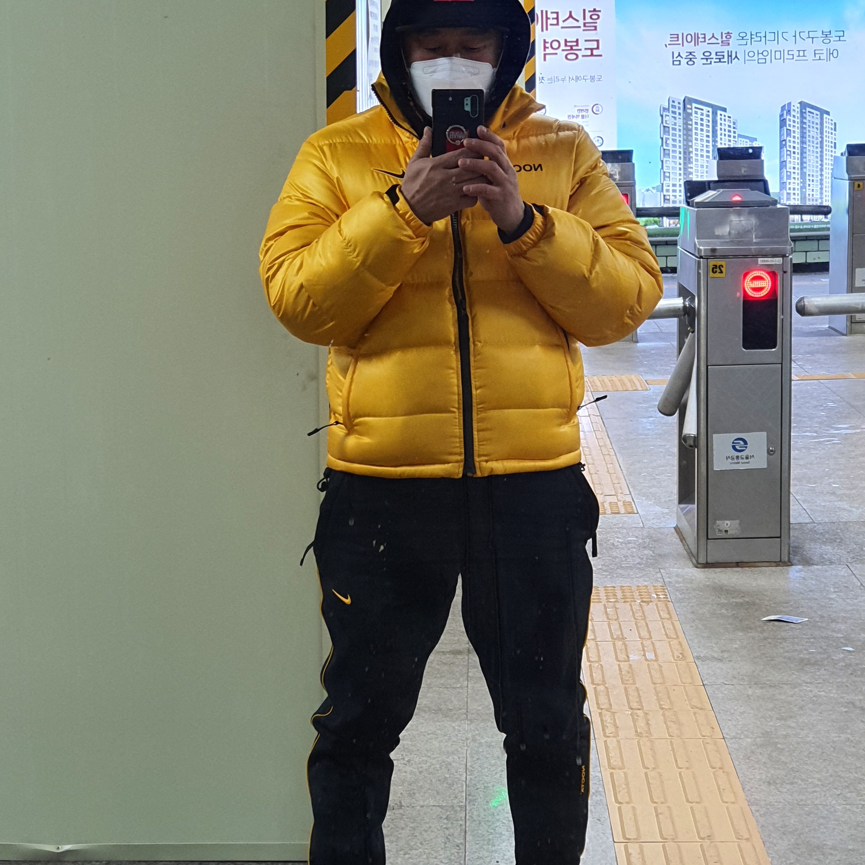 Nike x Drake Nocta Essential Hoodie Black - Asia, Nike x Drake Nocta Fleece Pants Black - US/EU 착용 스타일 - 5