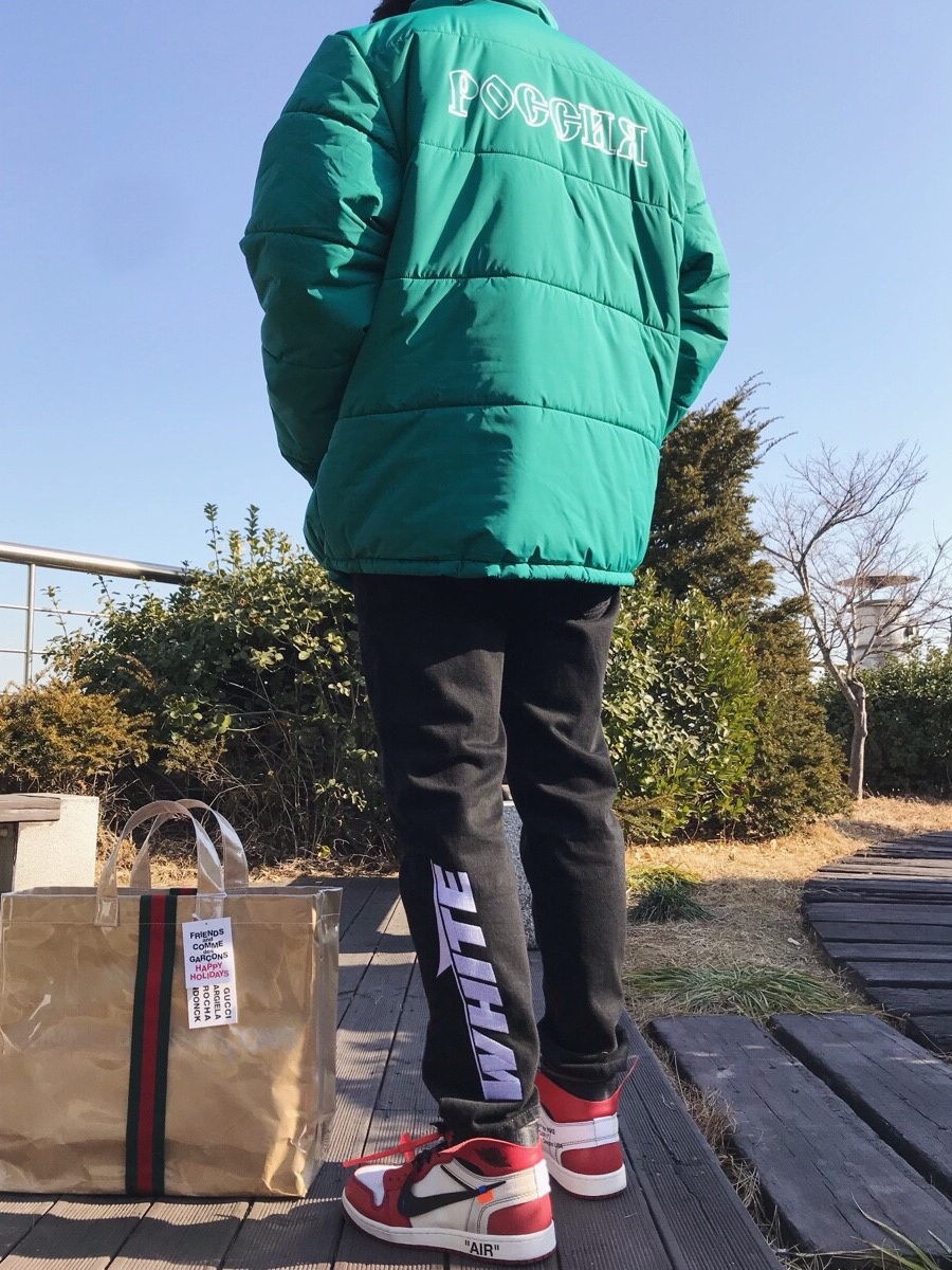 Jordan 1 x Off-White Retro High Chicago The Ten 착용 스타일