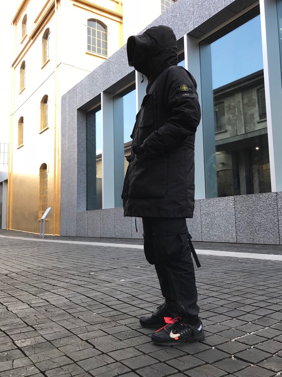Nike x Off-White Air Presto Black 착용 스타일