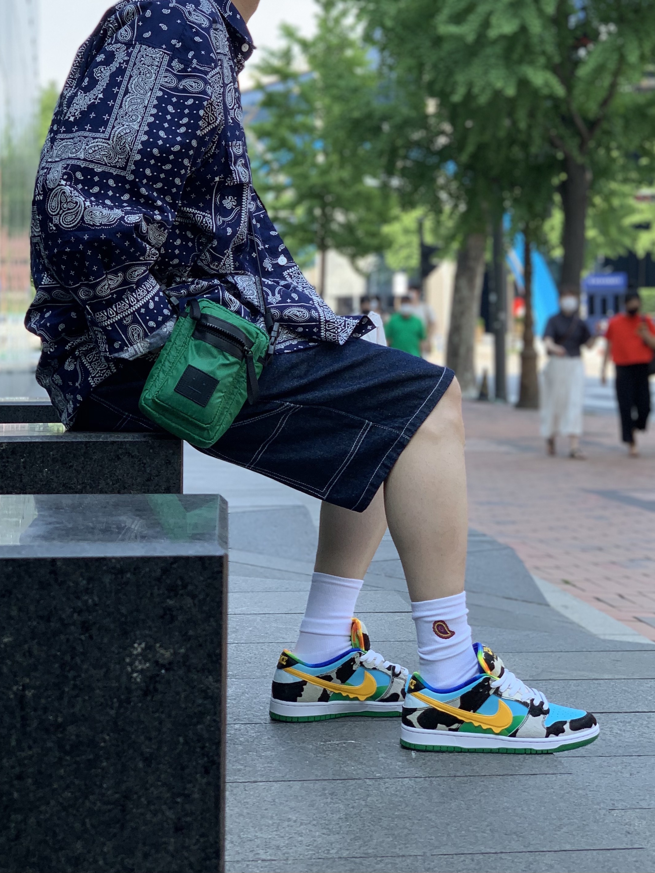 Nike x Ben & Jerry's SB Dunk Low Chunky Dunky 착용 스타일 - 1