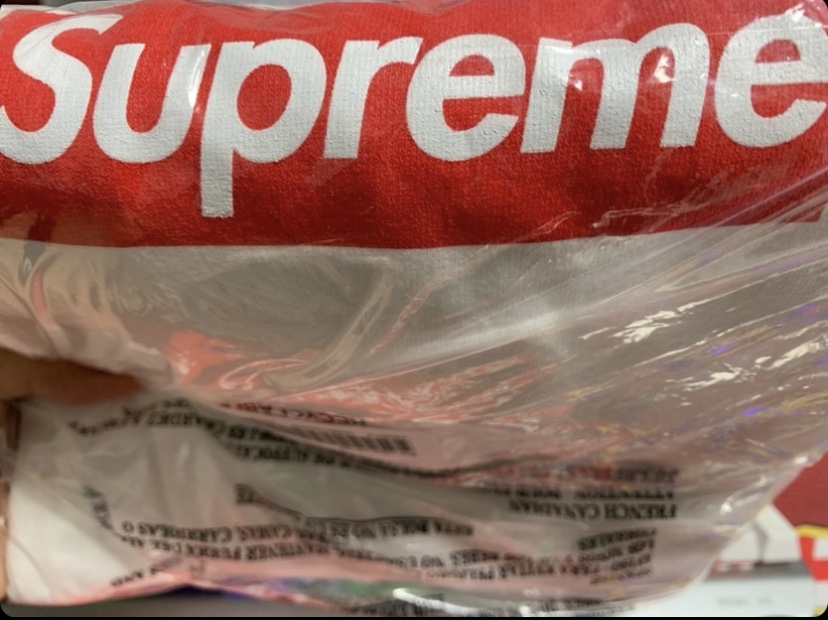 Supreme Box Logo L/S T-Shirt White - 20FW 착용 스타일