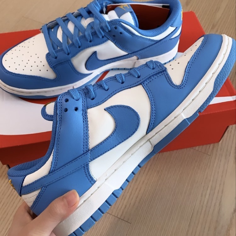 (W) Nike Dunk Low Coast, (GS) Nike Dunk Low Black 착용 스타일 - 1