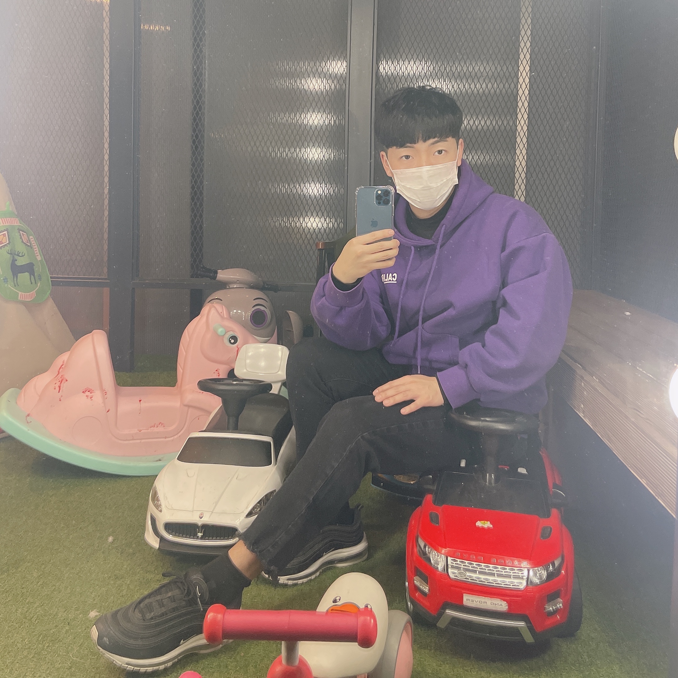 Nike Air Max 97 Black White 착용 스타일