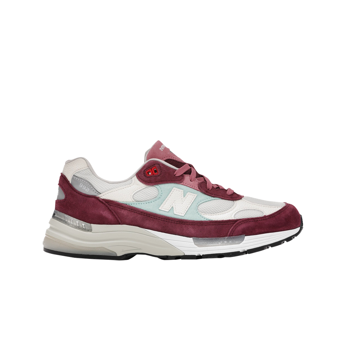 뉴발란스 x 키스 992 메이드 인 USA 키쓰마스 버건디 리프(New Balance x Kith 992 Made in USA Kithmas Burgundy Reef)