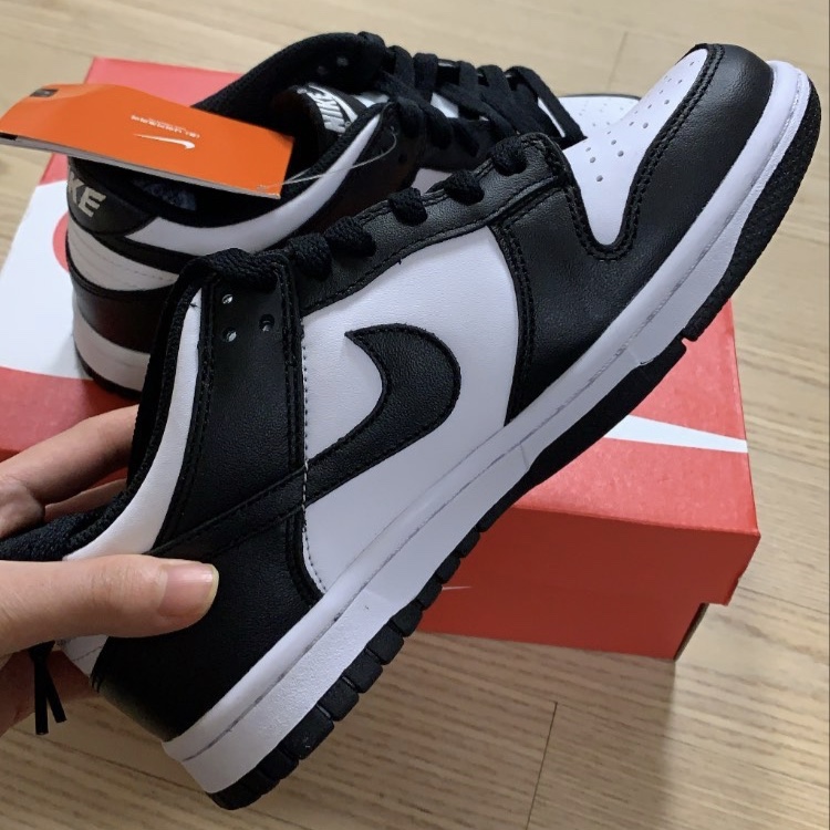 (W) Nike Dunk Low Coast, (GS) Nike Dunk Low Black 착용 스타일 - 2