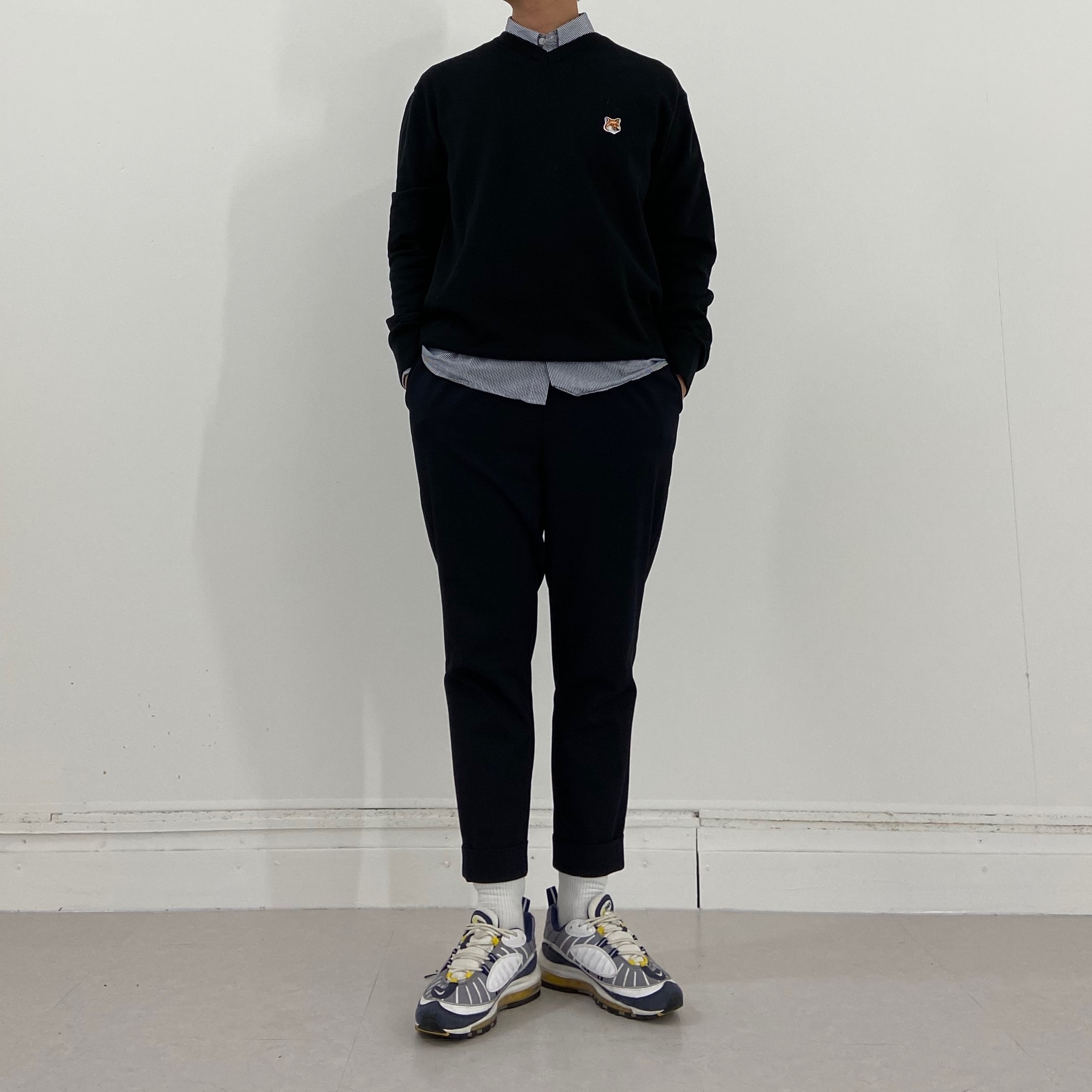 Nike Air Max 98 Tour Yellow 착용 스타일 - 1