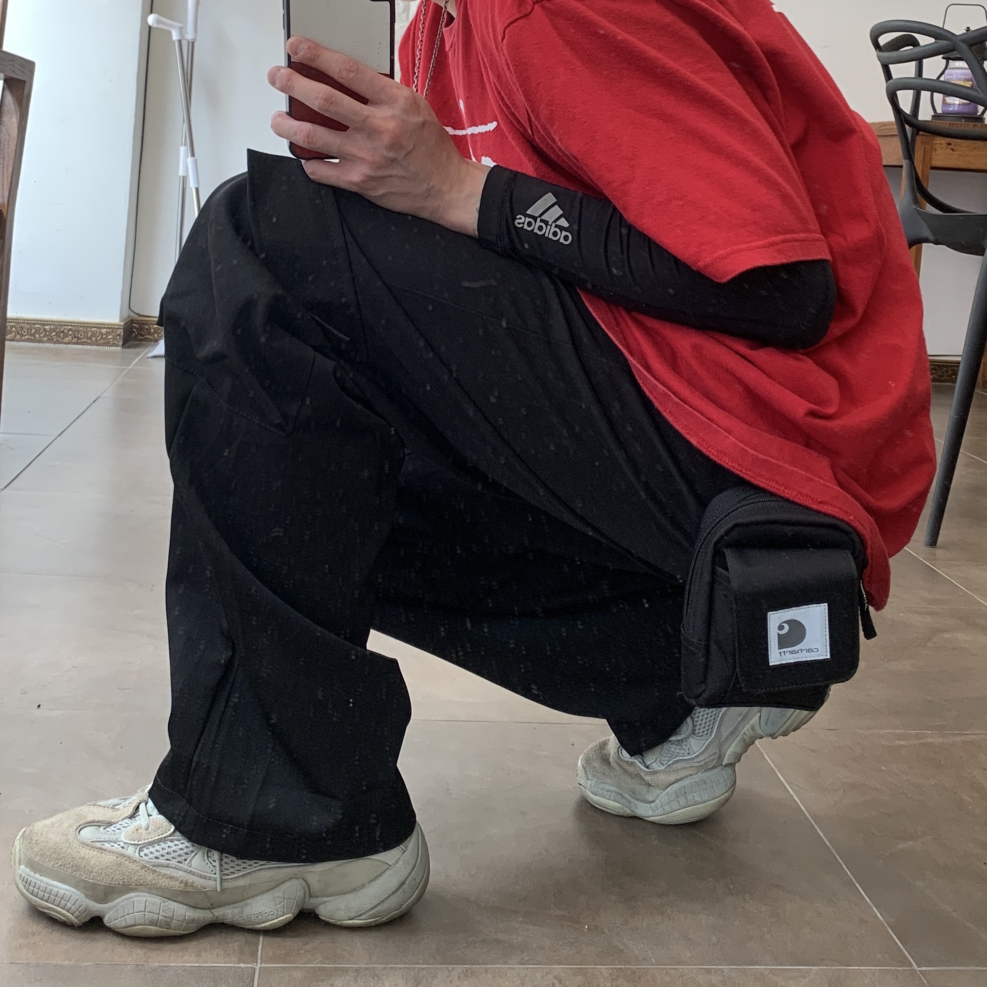 Adidas Yeezy 500 Salt 착용 스타일 - 3