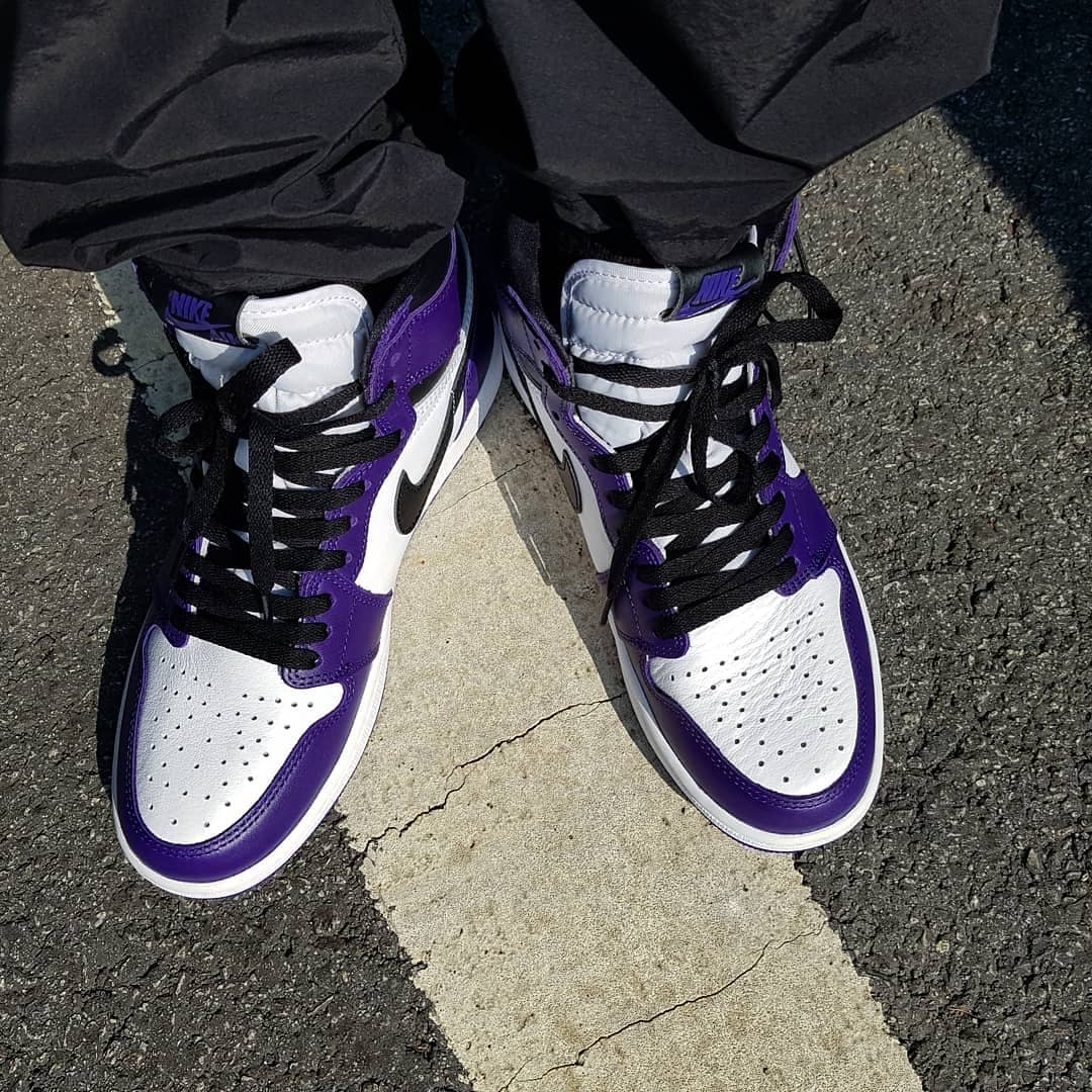 Jordan 1 Retro High OG Court Purple 2020 착용 스타일