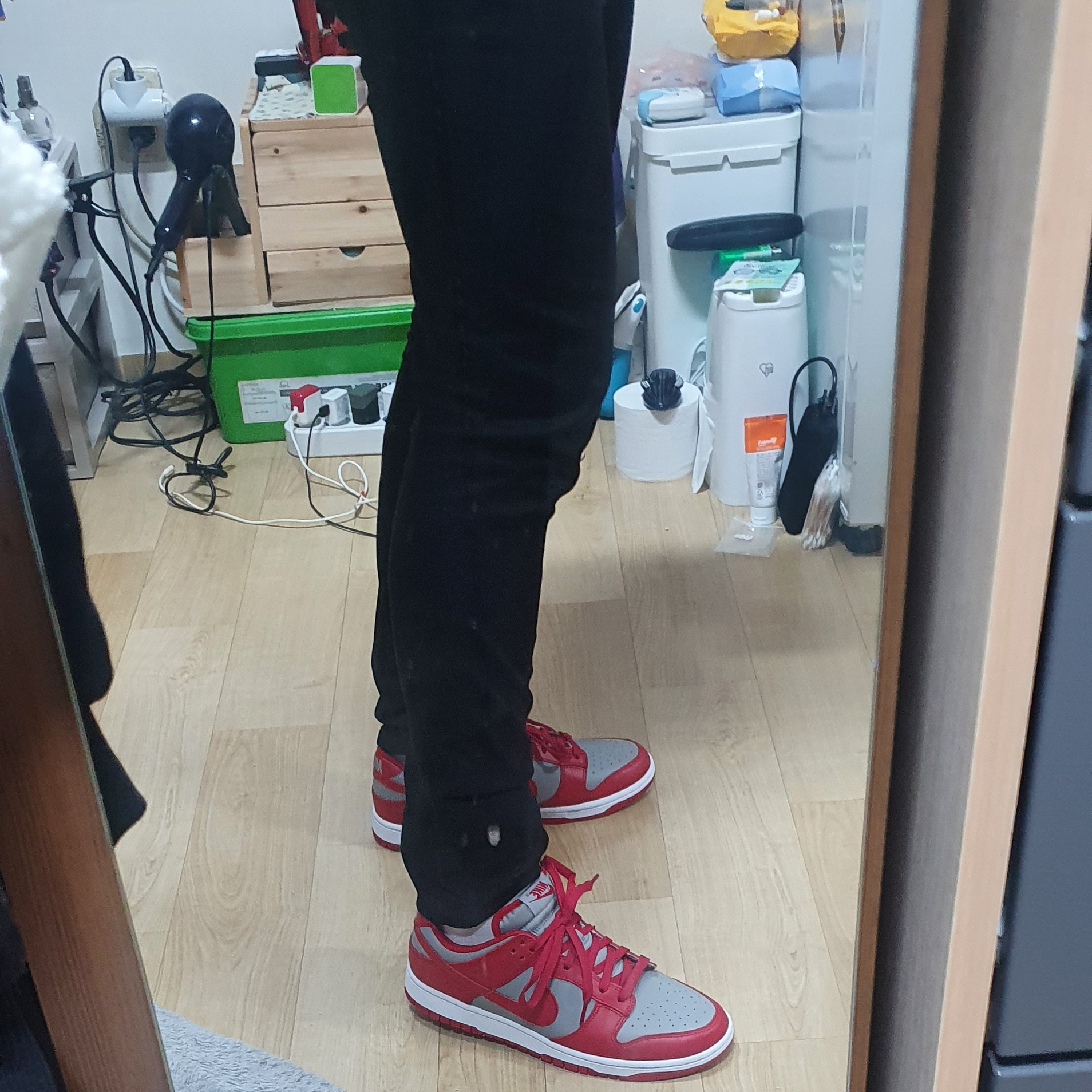Nike Dunk Low Retro Medium Grey 착용 스타일