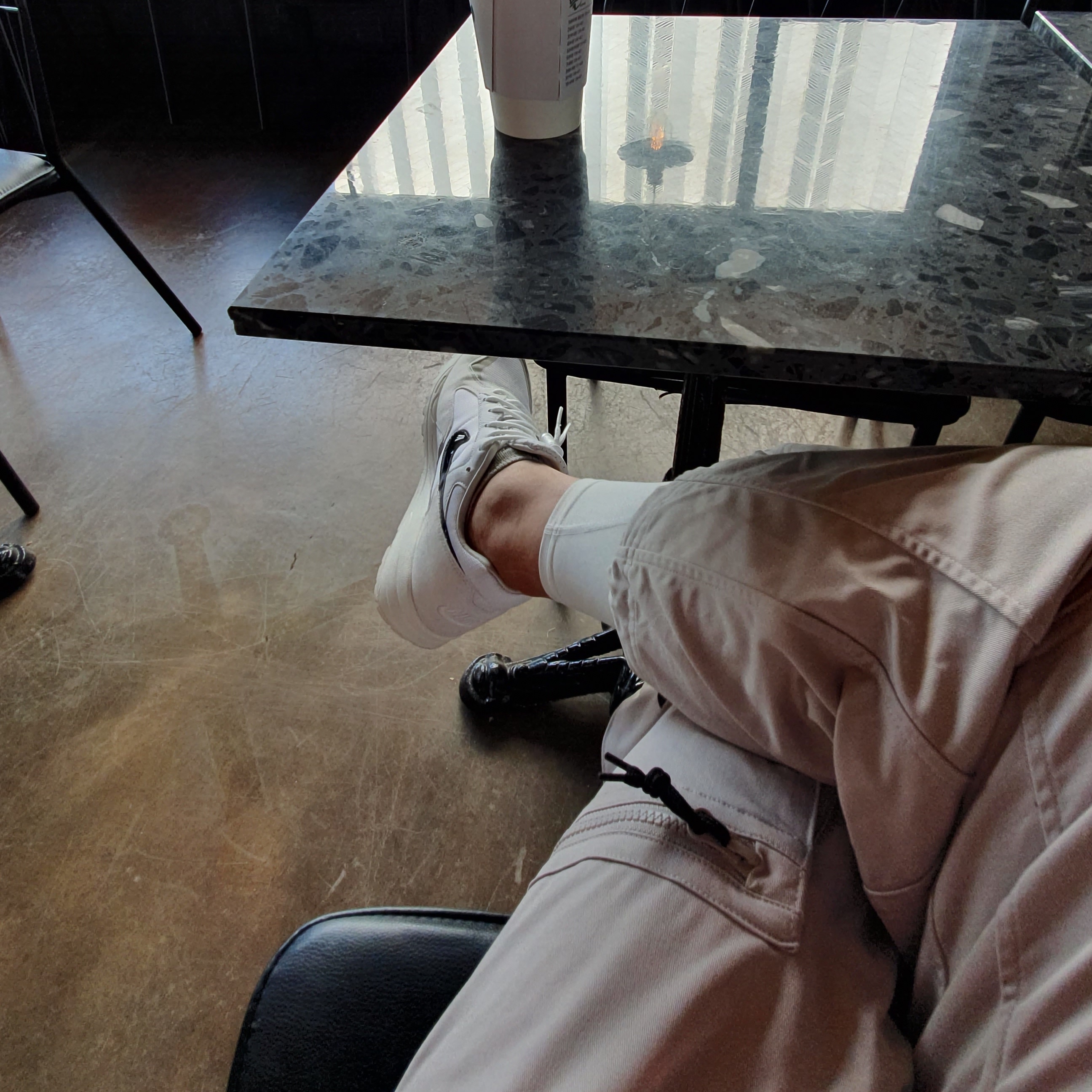 Nike x Fear of God Air Skylon 2 White 착용 스타일
