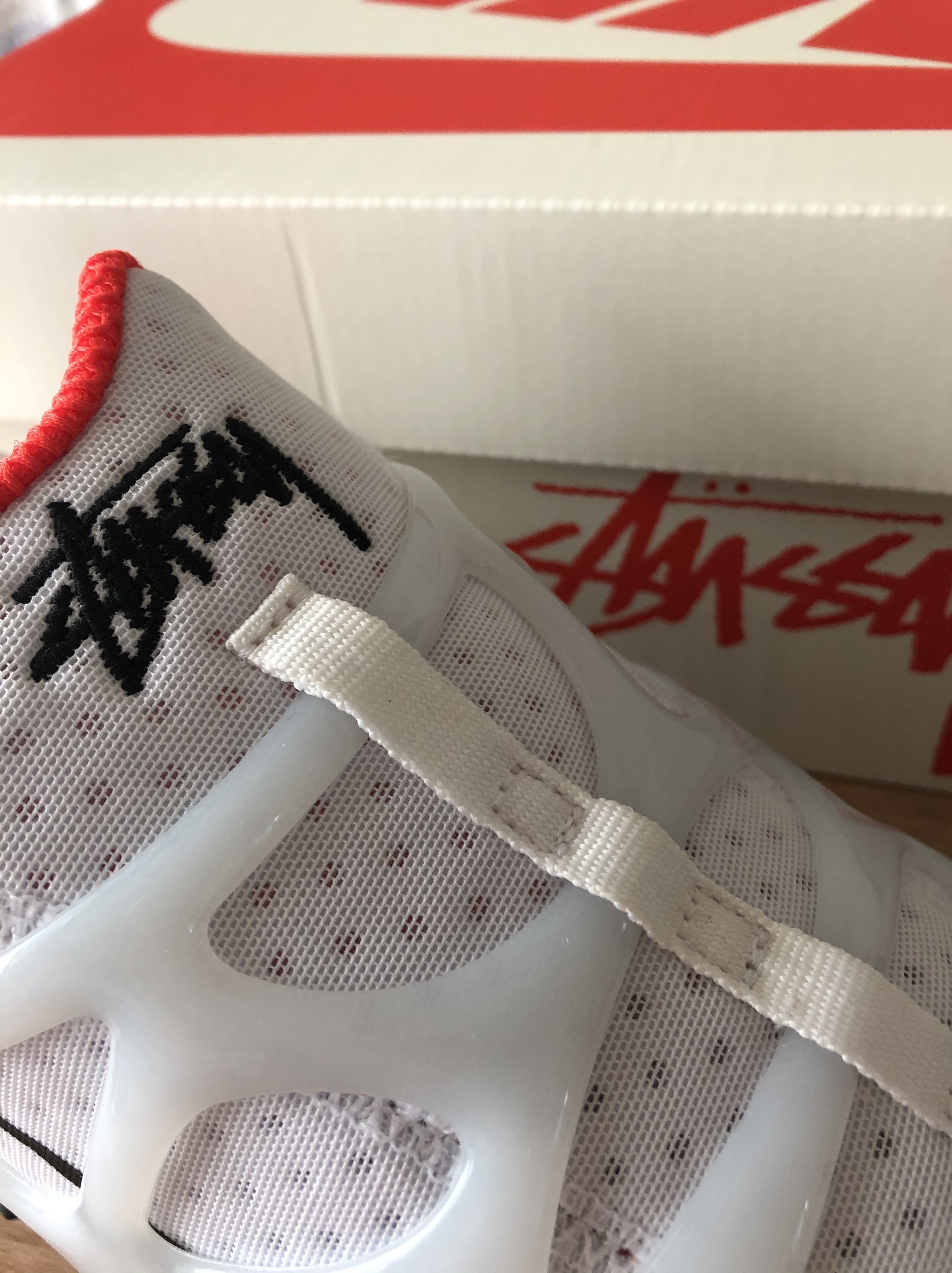 Nike x Stussy Air Zoom Spiridon Kukini White 착용 스타일