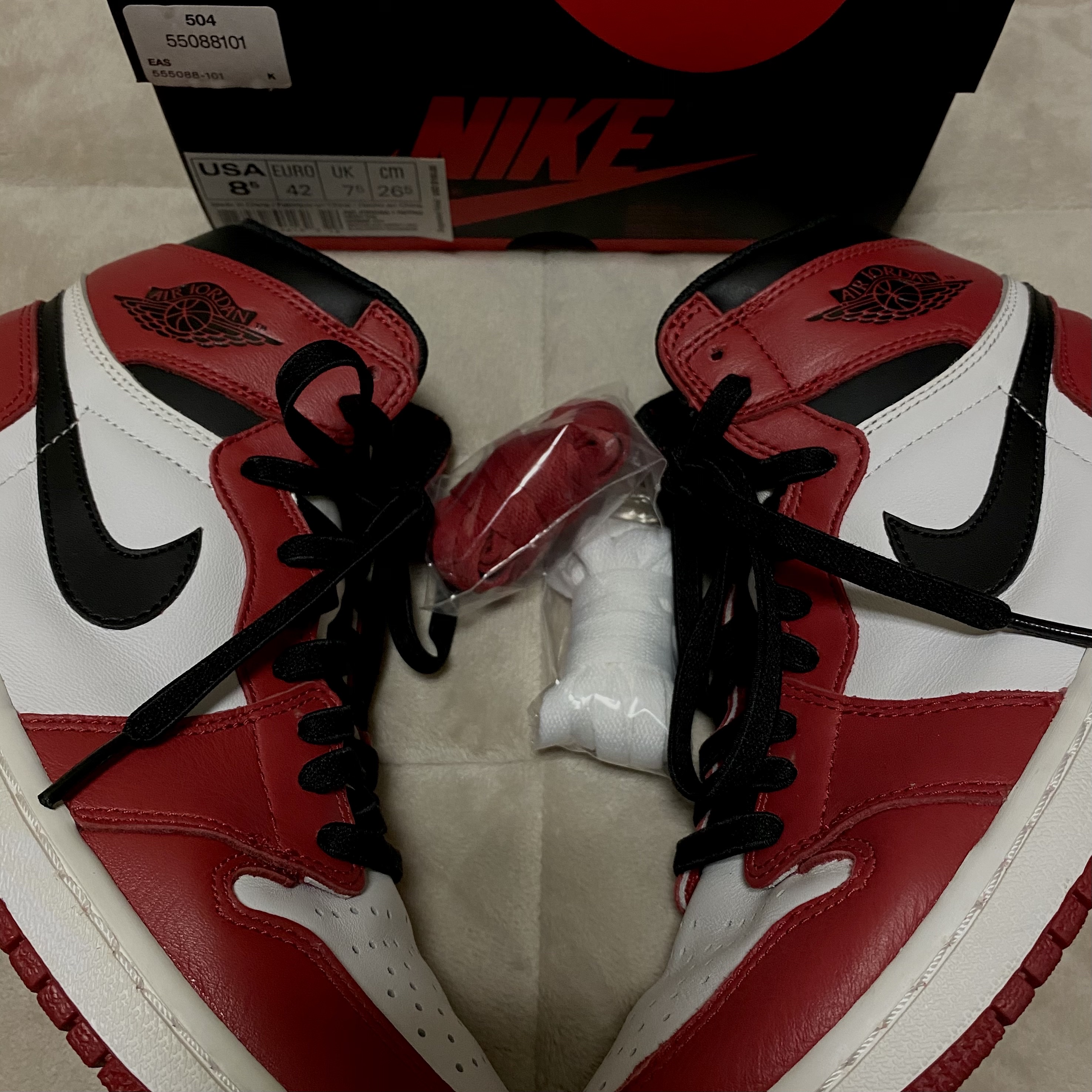 Jordan 1 Retro High OG Chicago 2015 착용 스타일 - 3