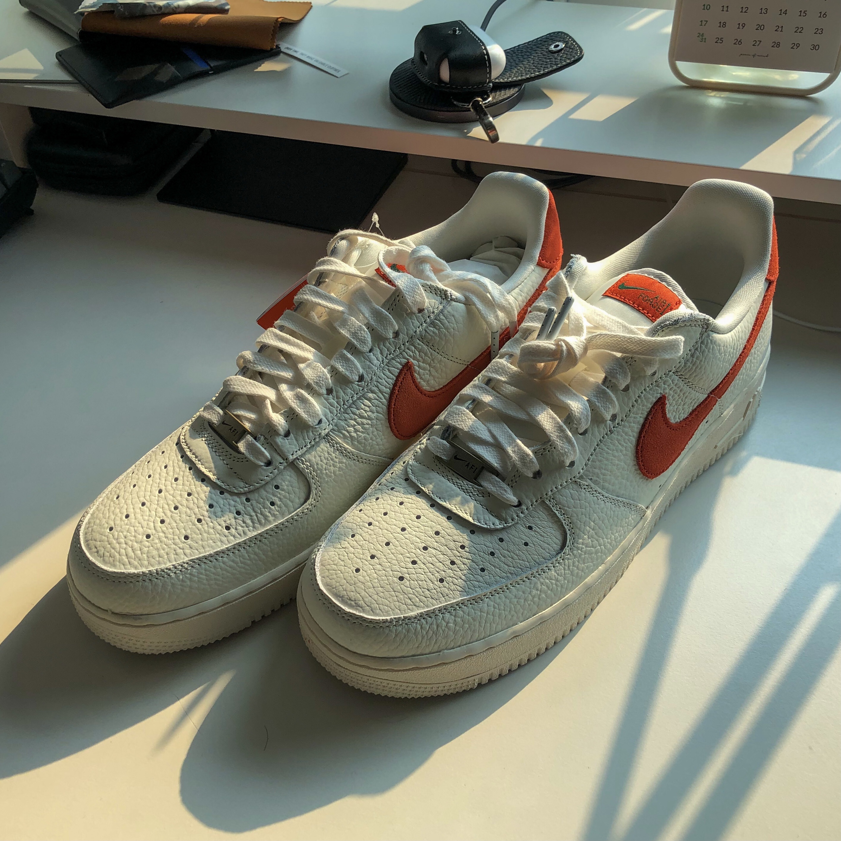 Nike Air Force 1 '07 Craft Mantra Orange 착용 스타일 - 4