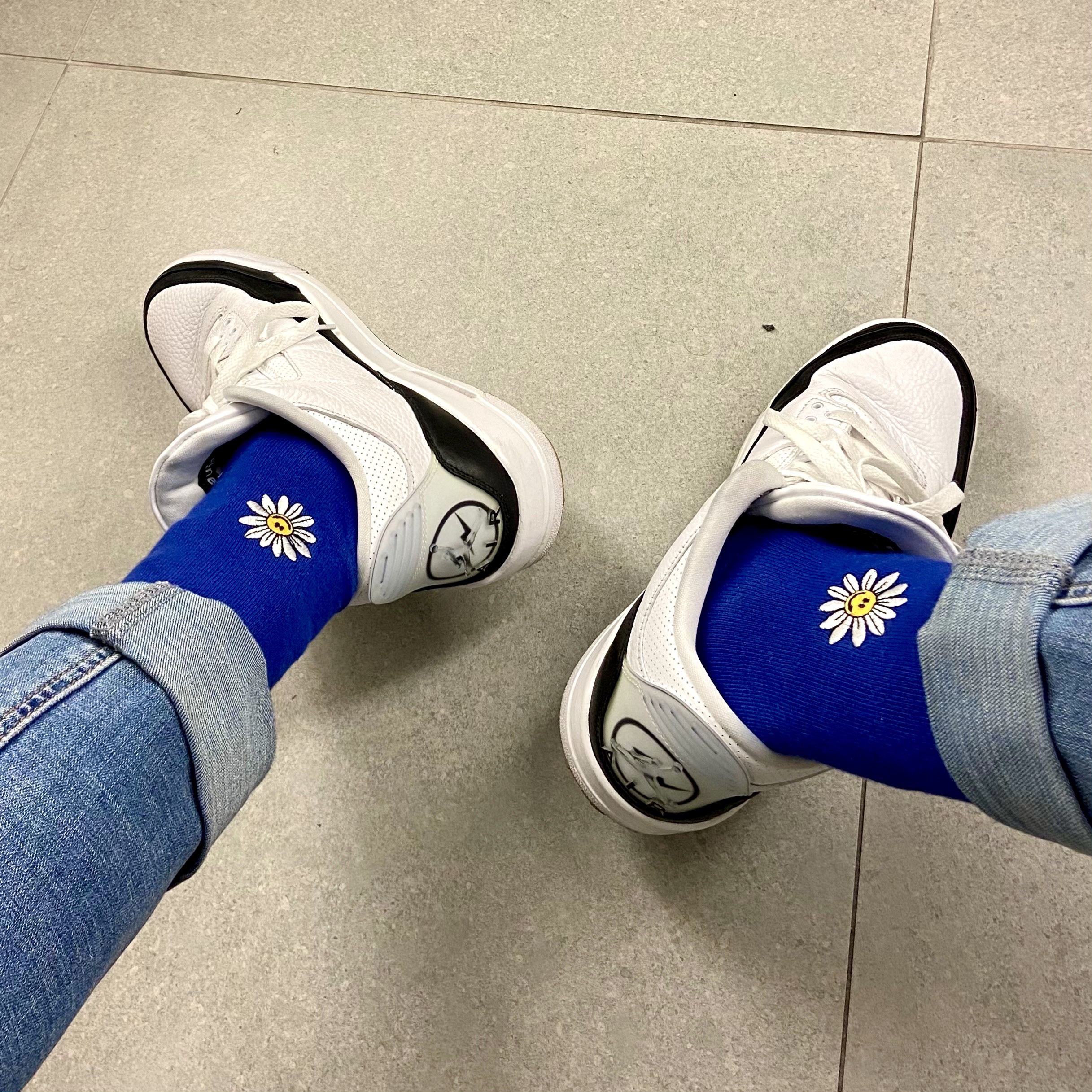 Jordan 3 x Fragment Retro SP White Black 착용 스타일 - 3