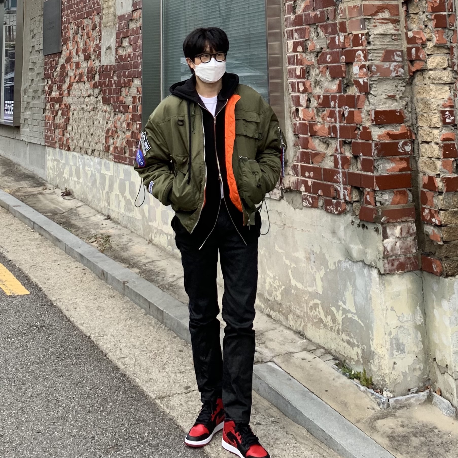 Jordan 1 Mid Bred Banned 2020 착용 스타일