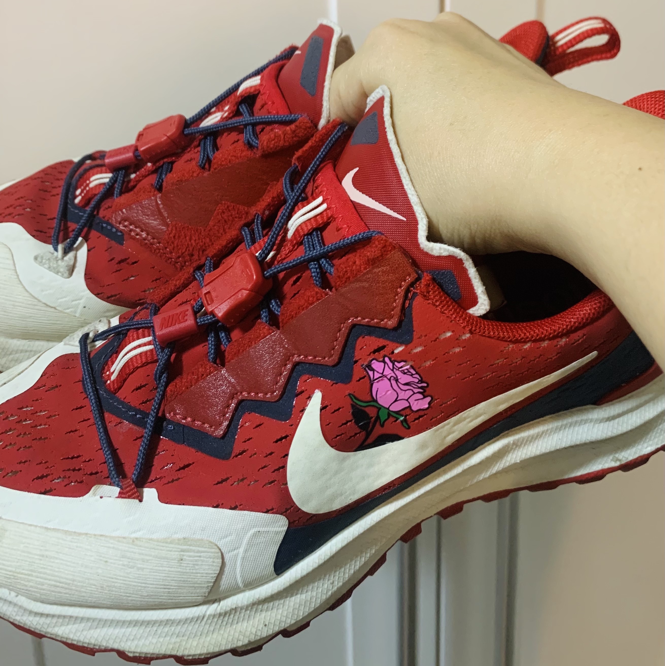 Nike x Undercover Gyakusou Air Zoom Pegasus 36 Trail Red 착용 스타일