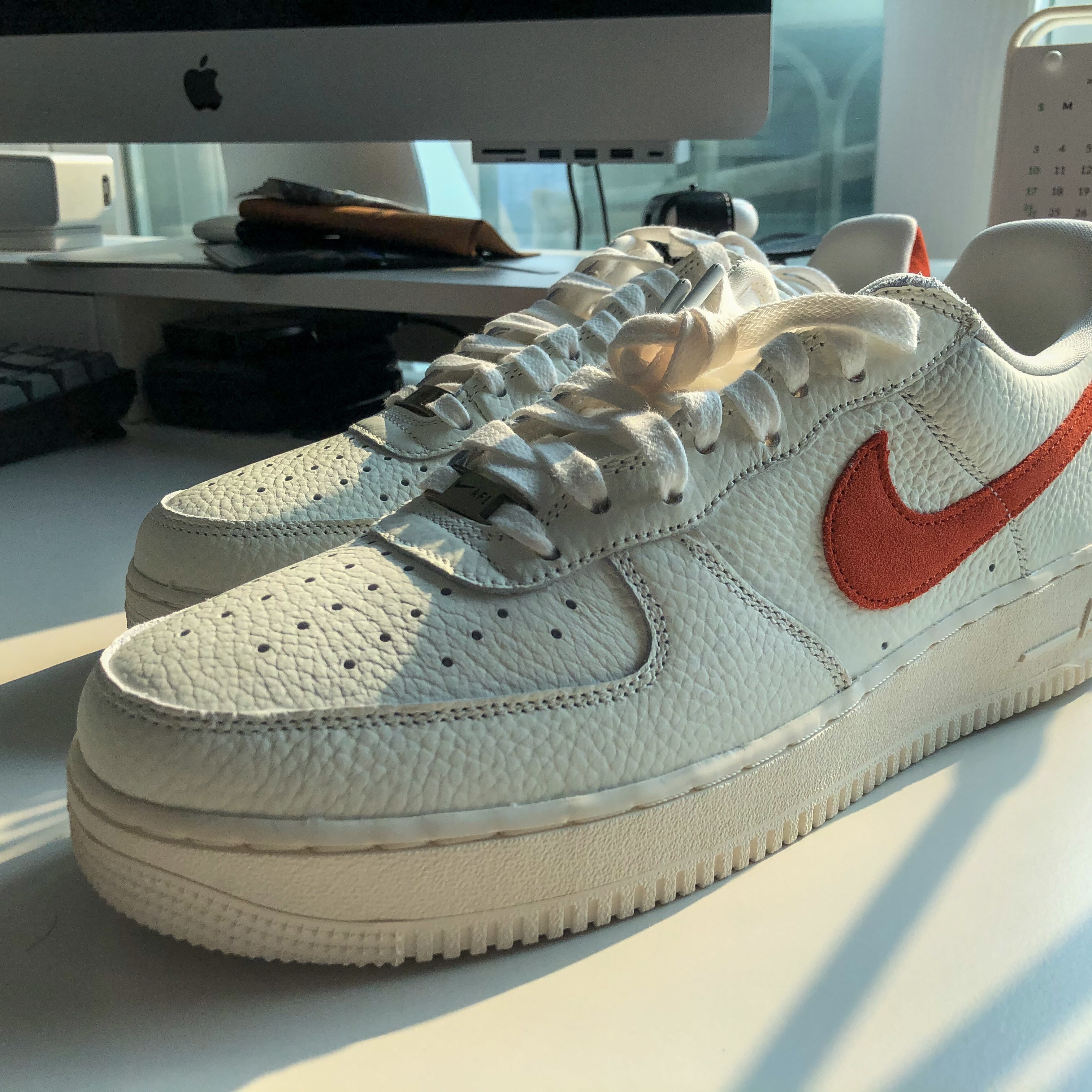 Nike Air Force 1 '07 Craft Mantra Orange 착용 스타일 - 3