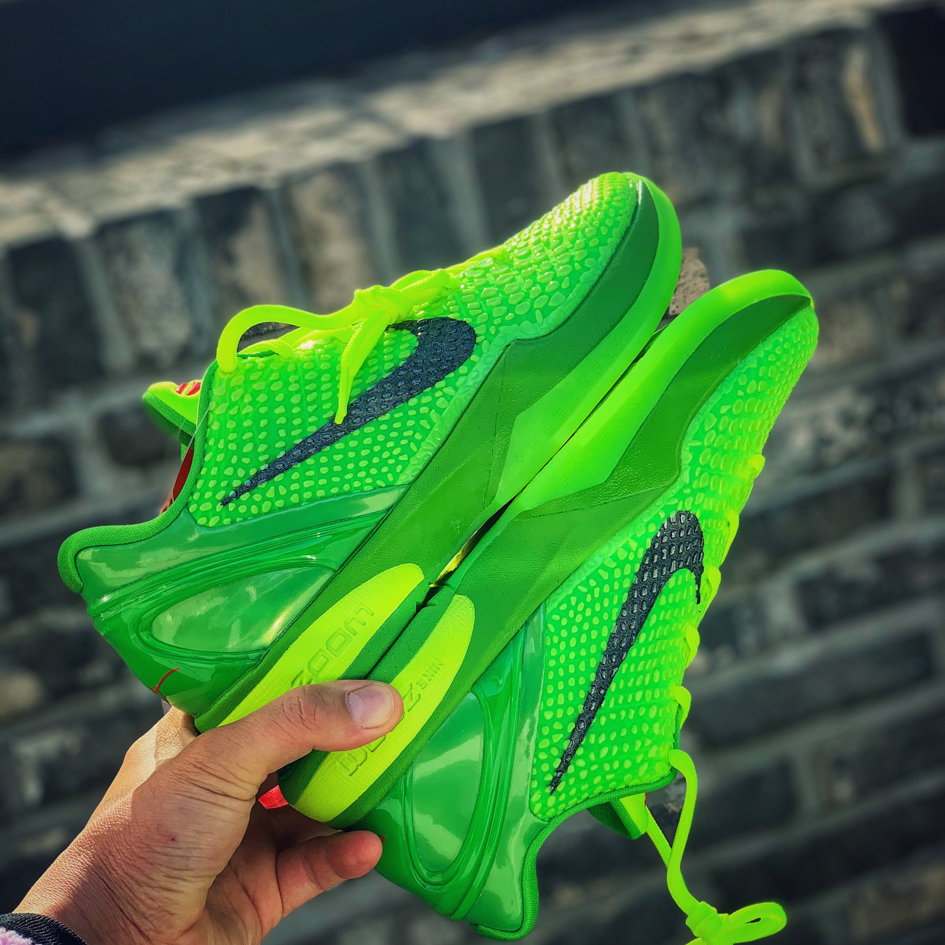 Nike Kobe 6 Protro Green Apple 착용 스타일