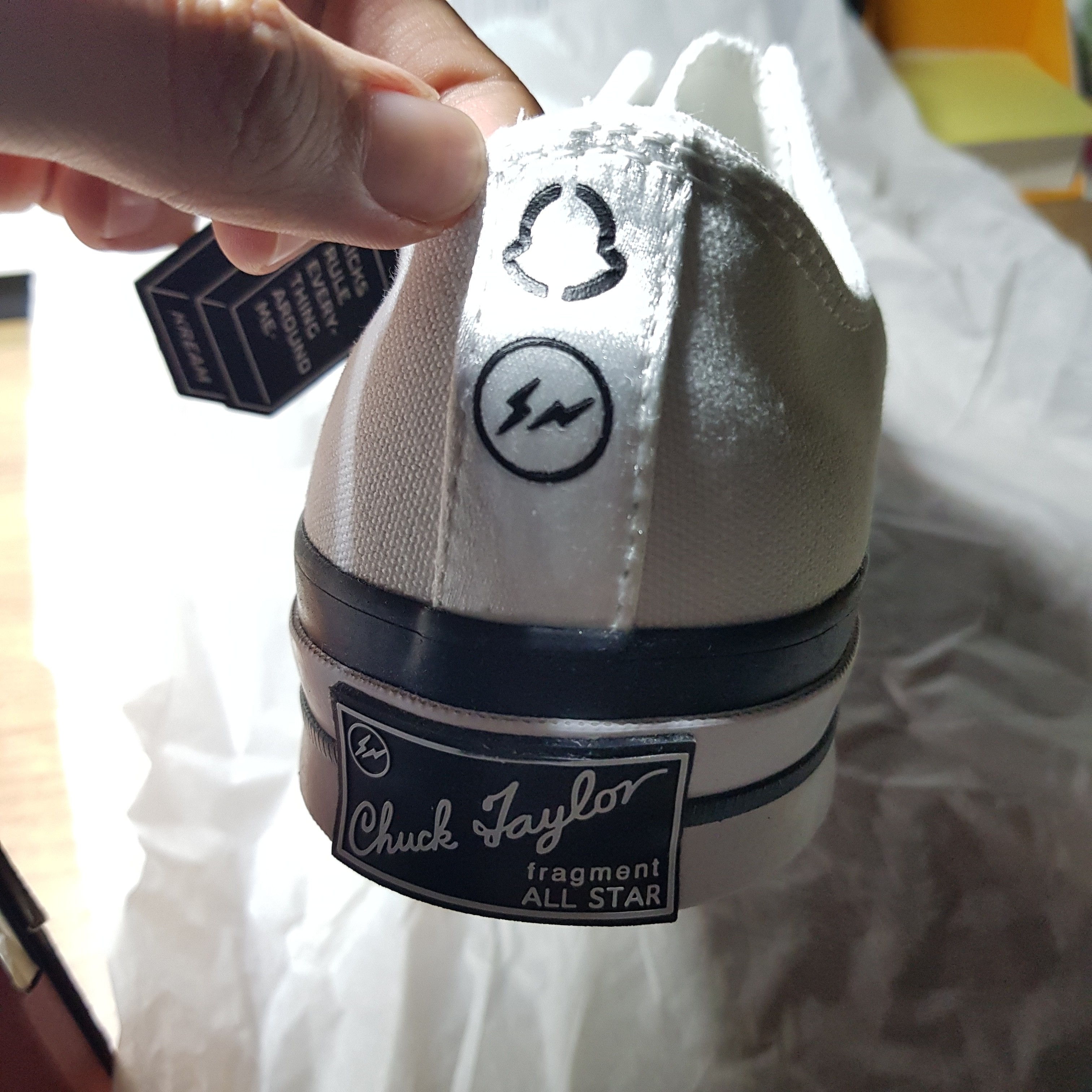 Converse x Moncler x Fragment Chuck 70 Ox White 착용 스타일 - 1