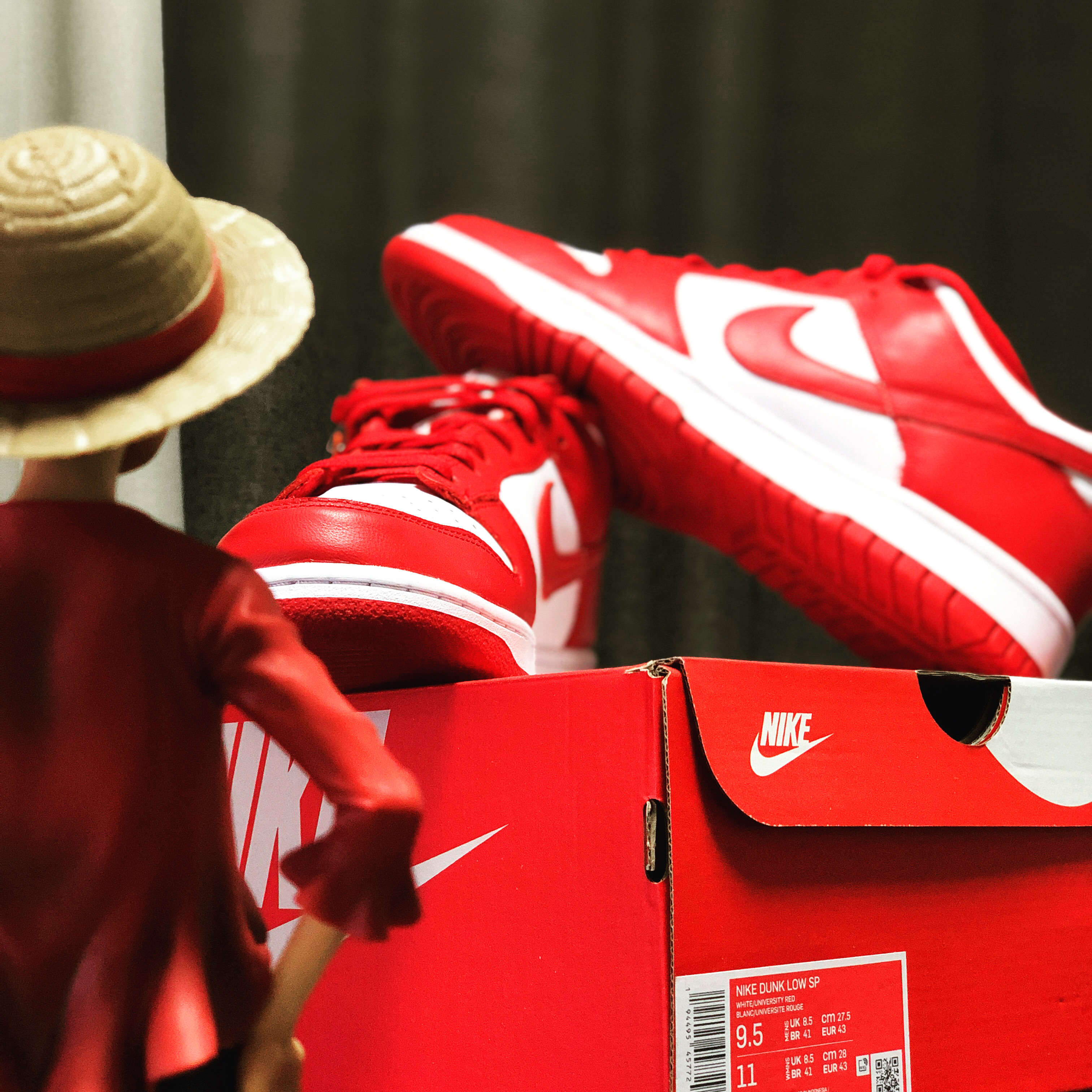 Nike Dunk Low SP University Red 2020 착용 스타일