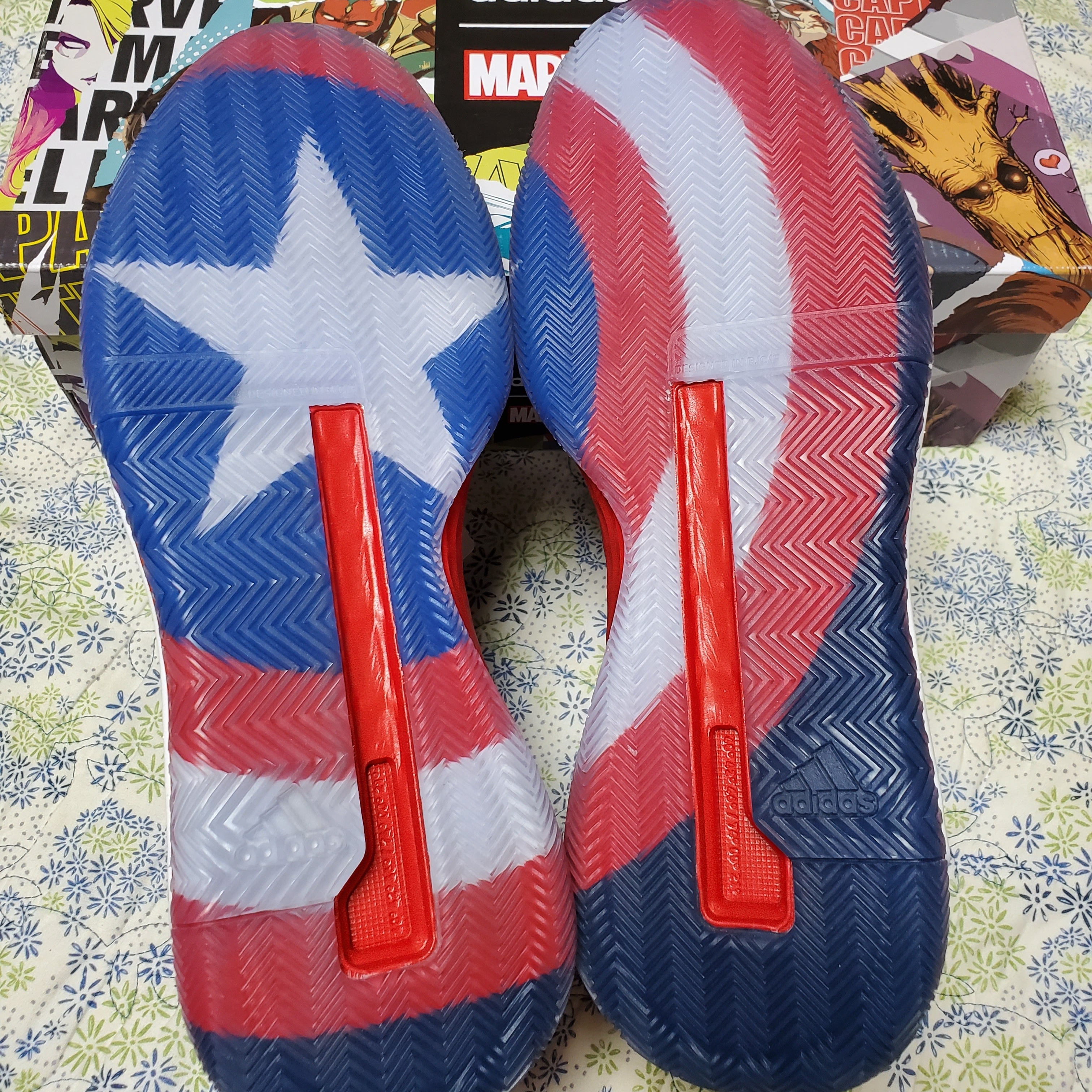 Adidas N3xt L3v3l Marvel Captain America 착용 스타일 - 4