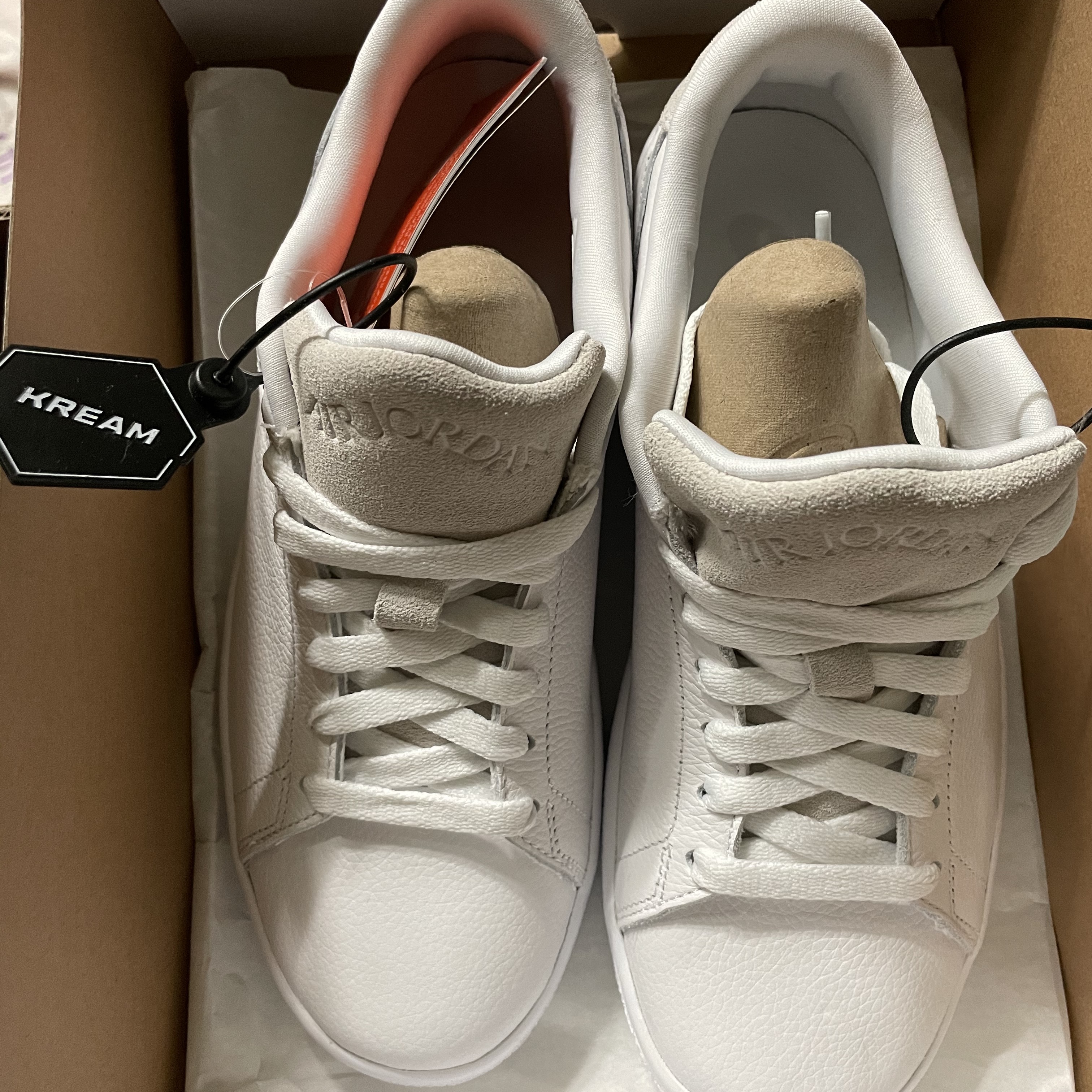 Jordan 1 Centre Court White On White 착용 스타일 - 2