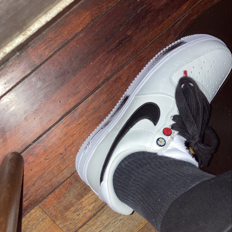 Nike x Peaceminusone Air Force 1 Low Para-Noise 2.0 착용 스타일
