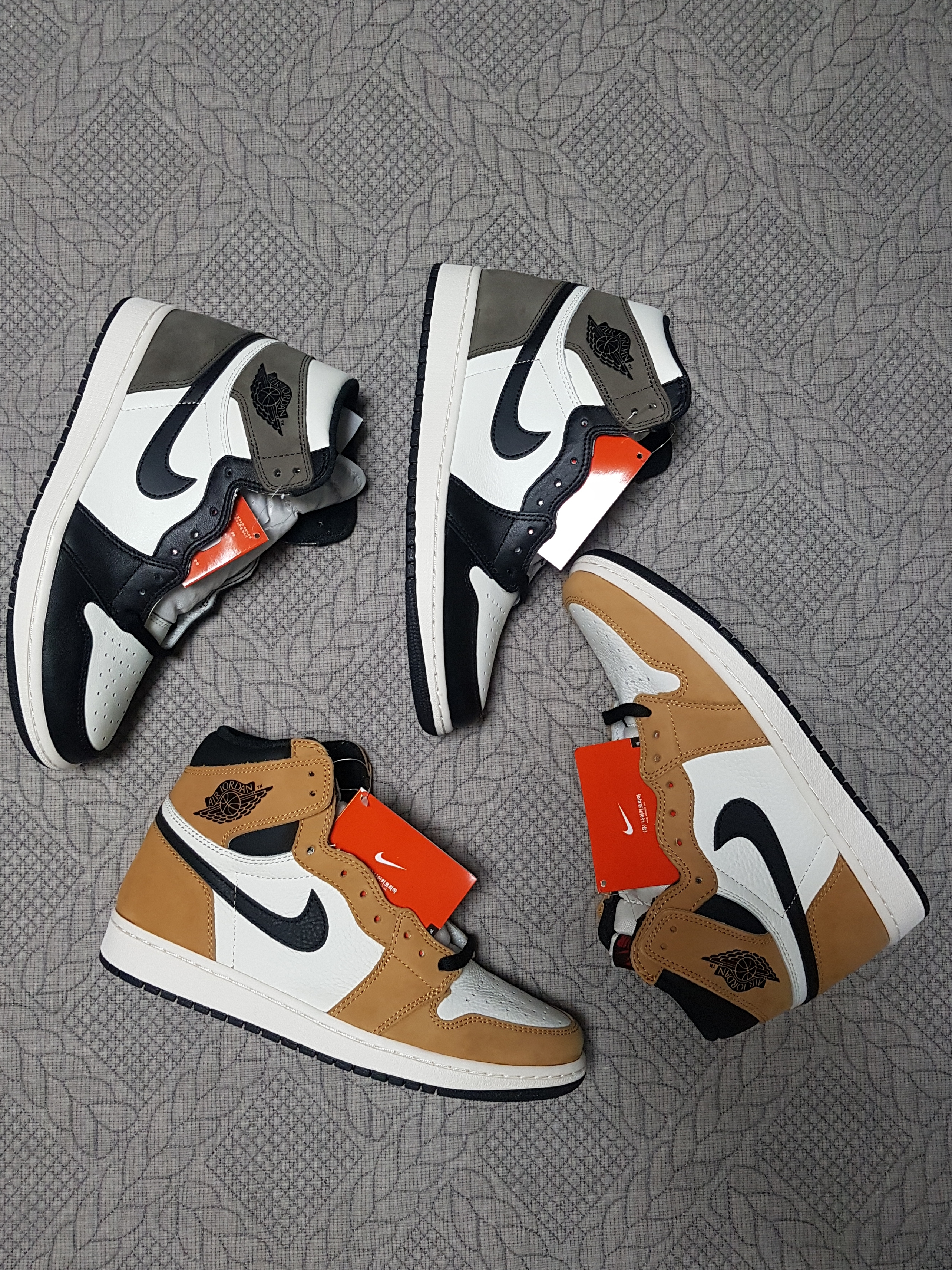 Jordan 1 Retro High Rookie of the Year, Jordan 1 Retro High OG Black Mocha 착용 스타일