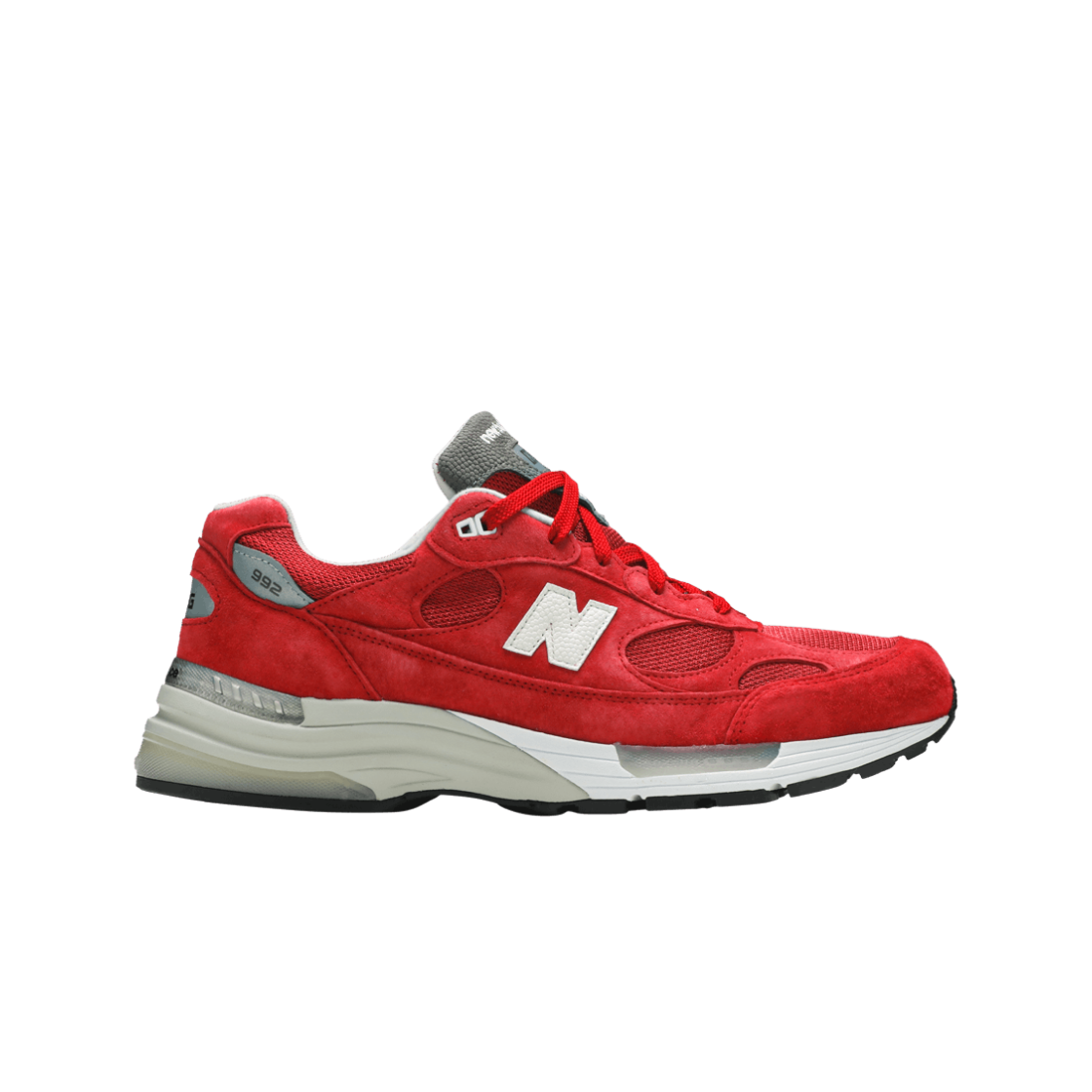 뉴발란스 x 키스 992 메이드 인 USA 키쓰마스 팀 레드(New Balance x Kith 992 Made in USA Kithmas Team Red)