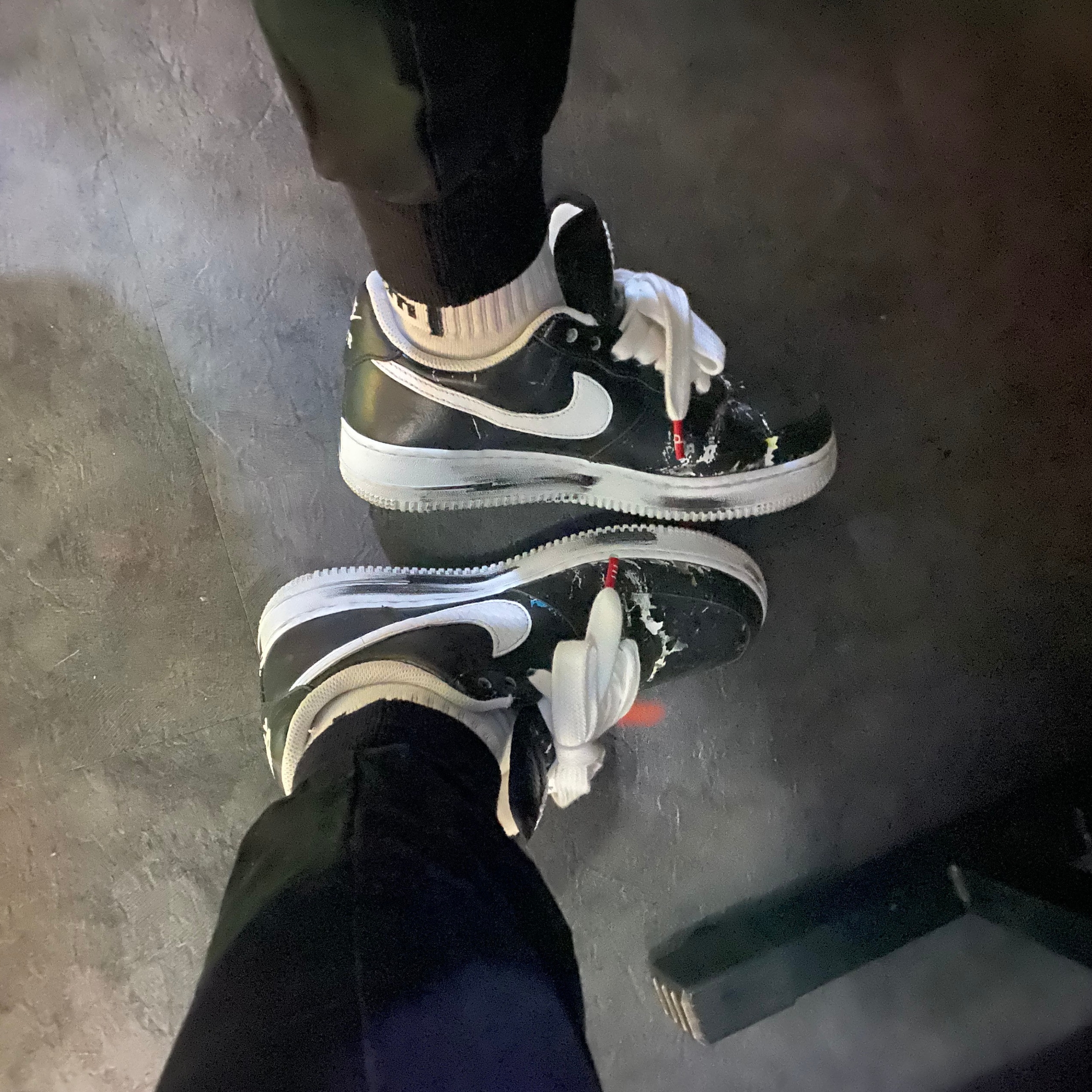 Nike x Peaceminusone Air Force 1 Low Para-Noise 착용 스타일 - 3