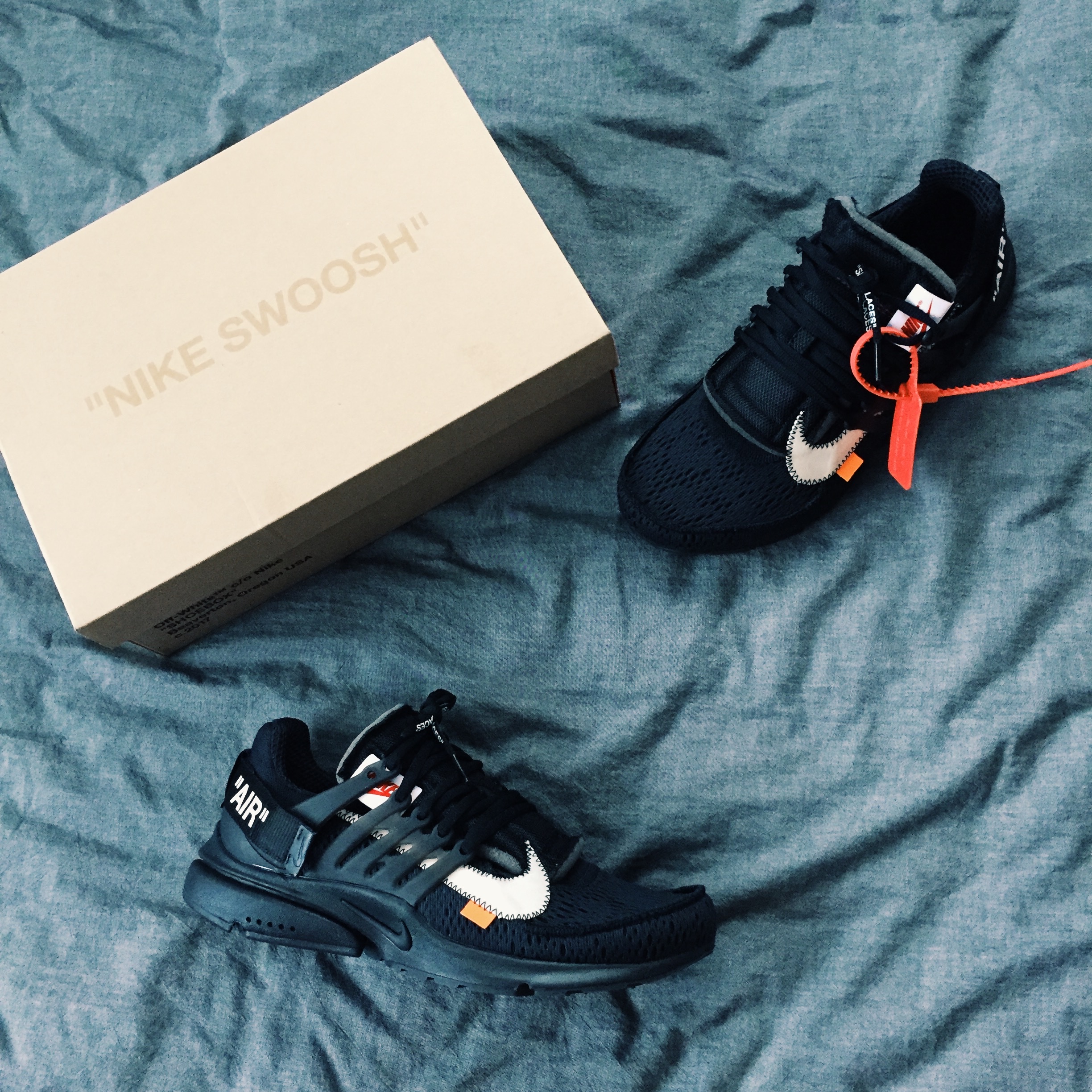 Nike x Off-White Air Presto Black 착용 스타일