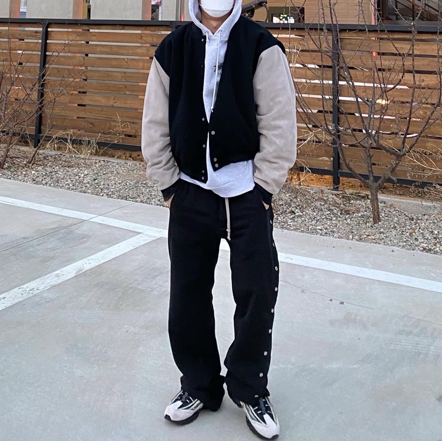 Nike x Comme des Garcons Homme Plus Air Max 95 Charcoal 착용 스타일