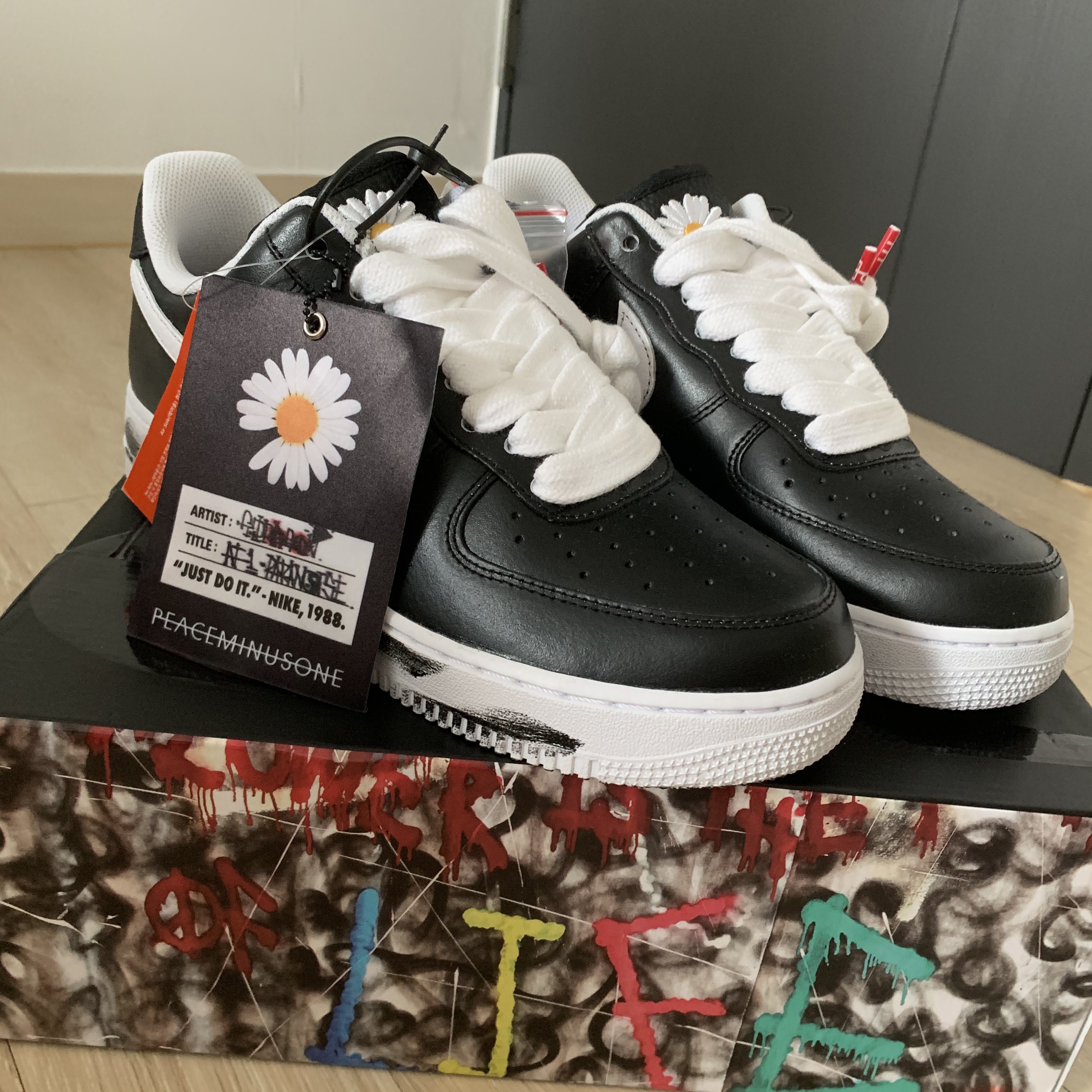 Nike x Peaceminusone Air Force 1 Low Para-Noise 착용 스타일 - 2