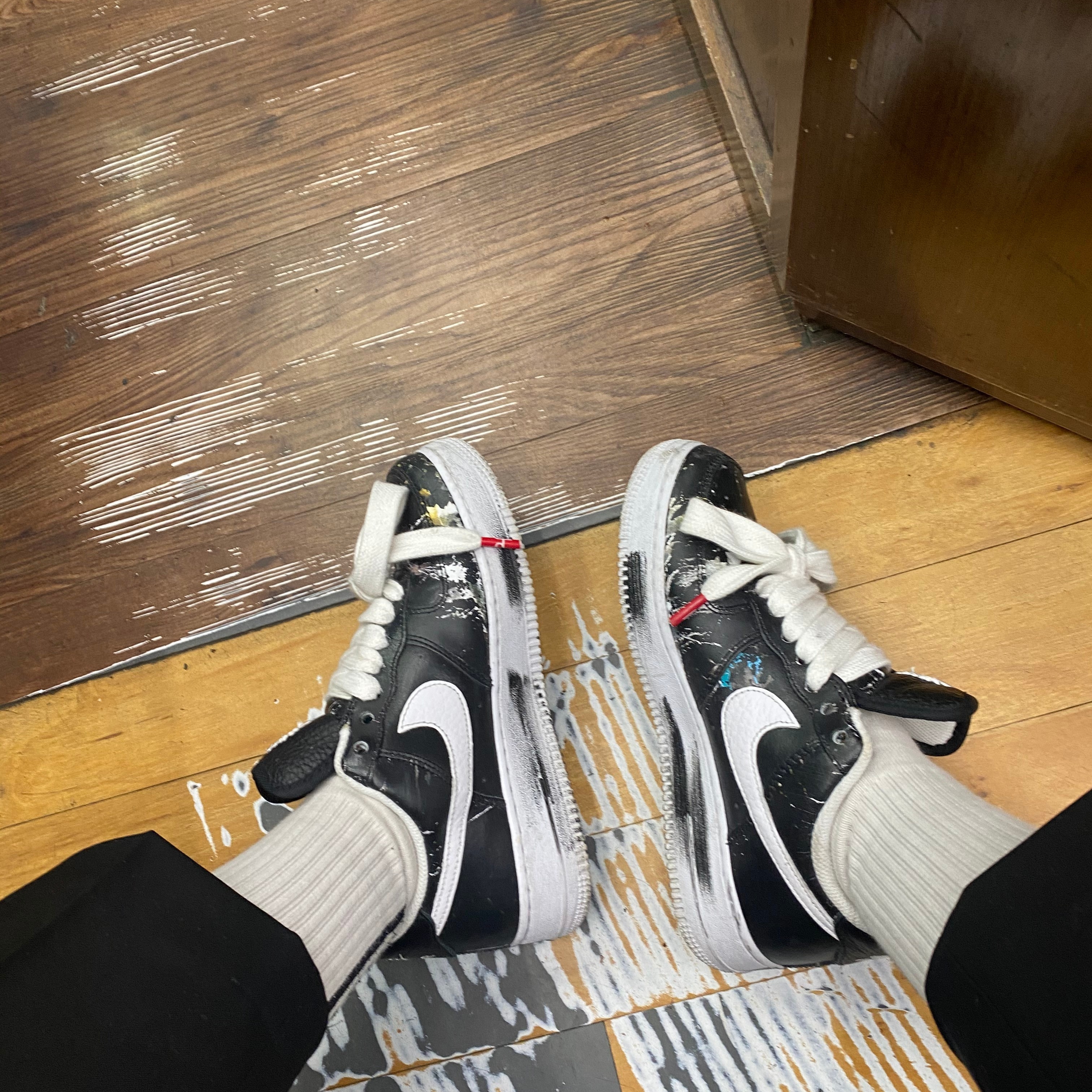 Nike x Peaceminusone Air Force 1 Low Para-Noise 착용 스타일 - 2
