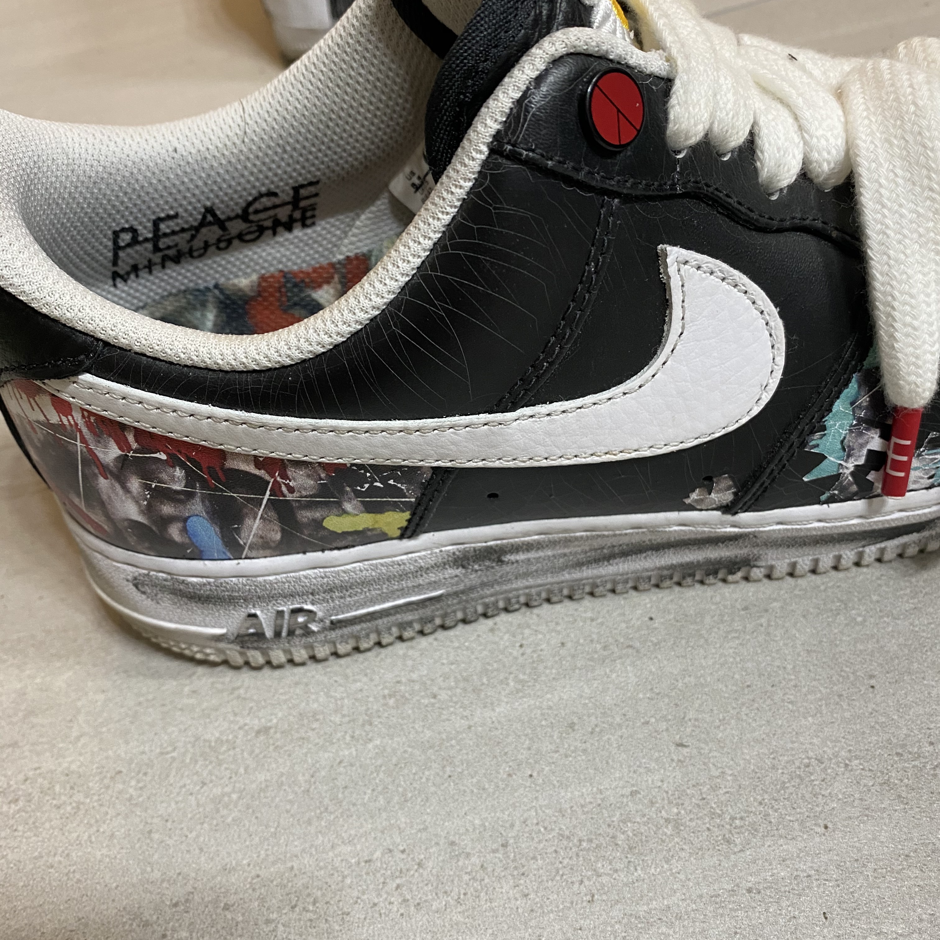 Nike x Peaceminusone Air Force 1 Low Para-Noise 착용 스타일 - 2