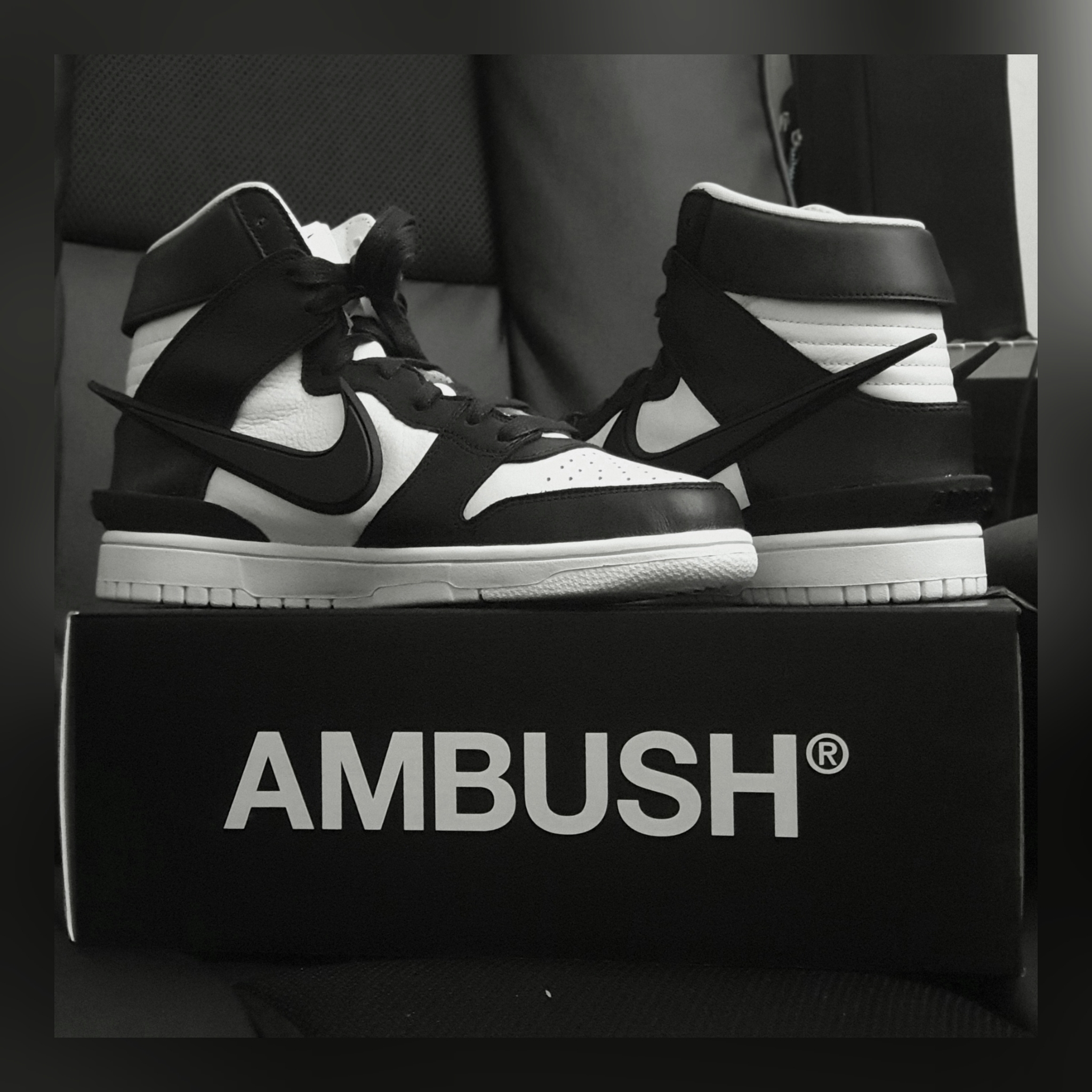 Nike x Ambush Dunk High Black 착용 스타일 - 3