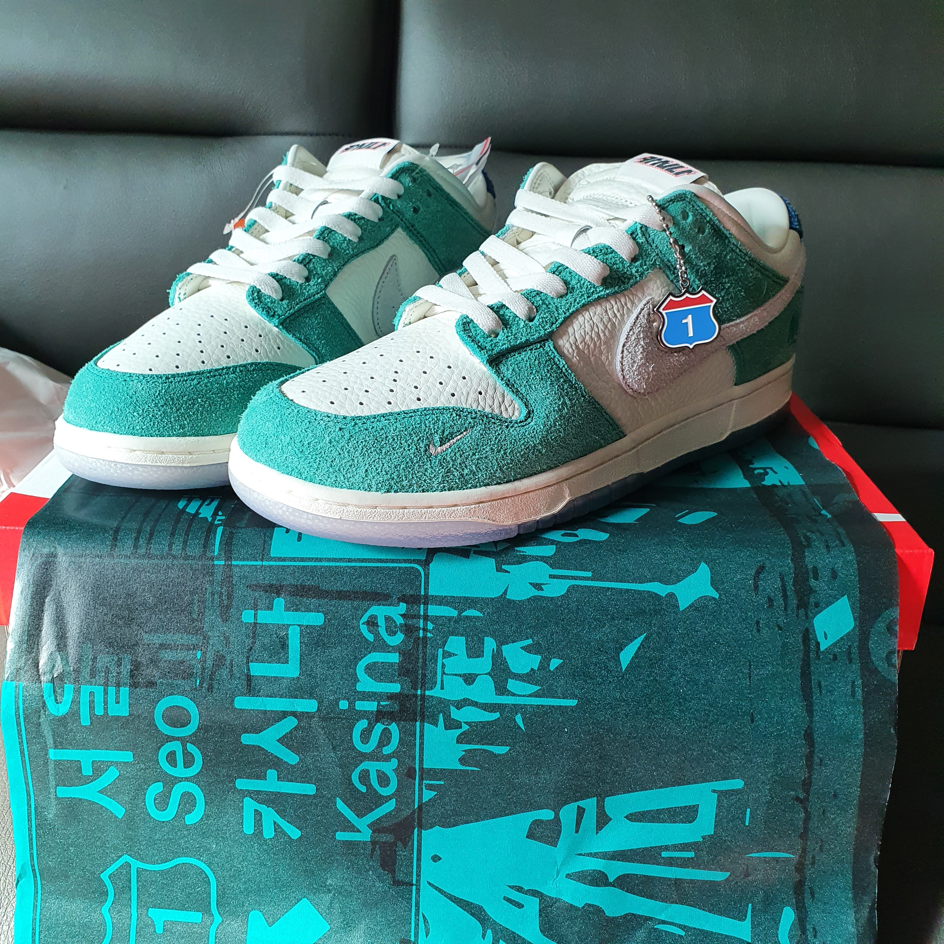 Nike x Kasina Dunk Low Road Sign - Kasina Exclusive 착용 스타일