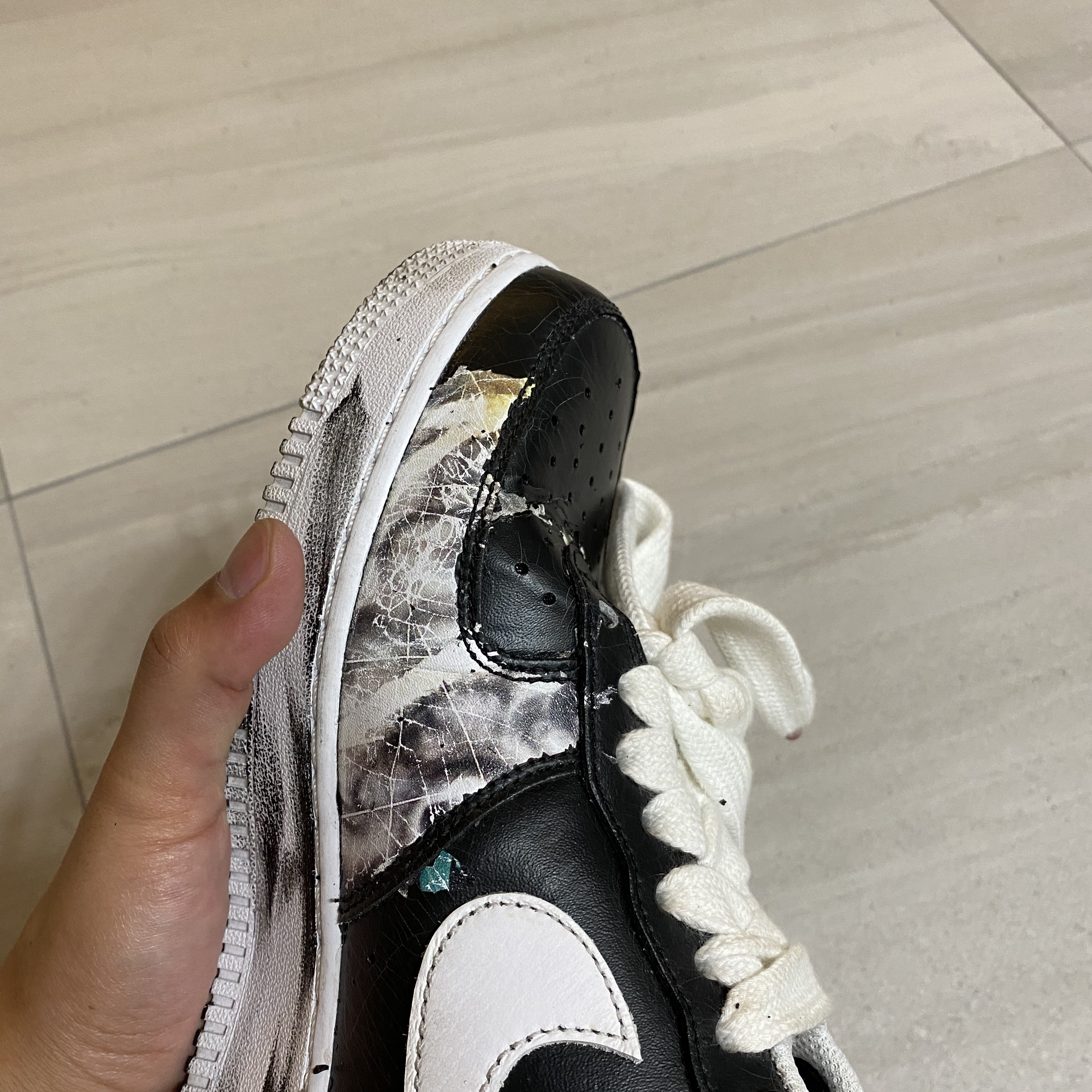 Nike x Peaceminusone Air Force 1 Low Para-Noise 착용 스타일 - 3