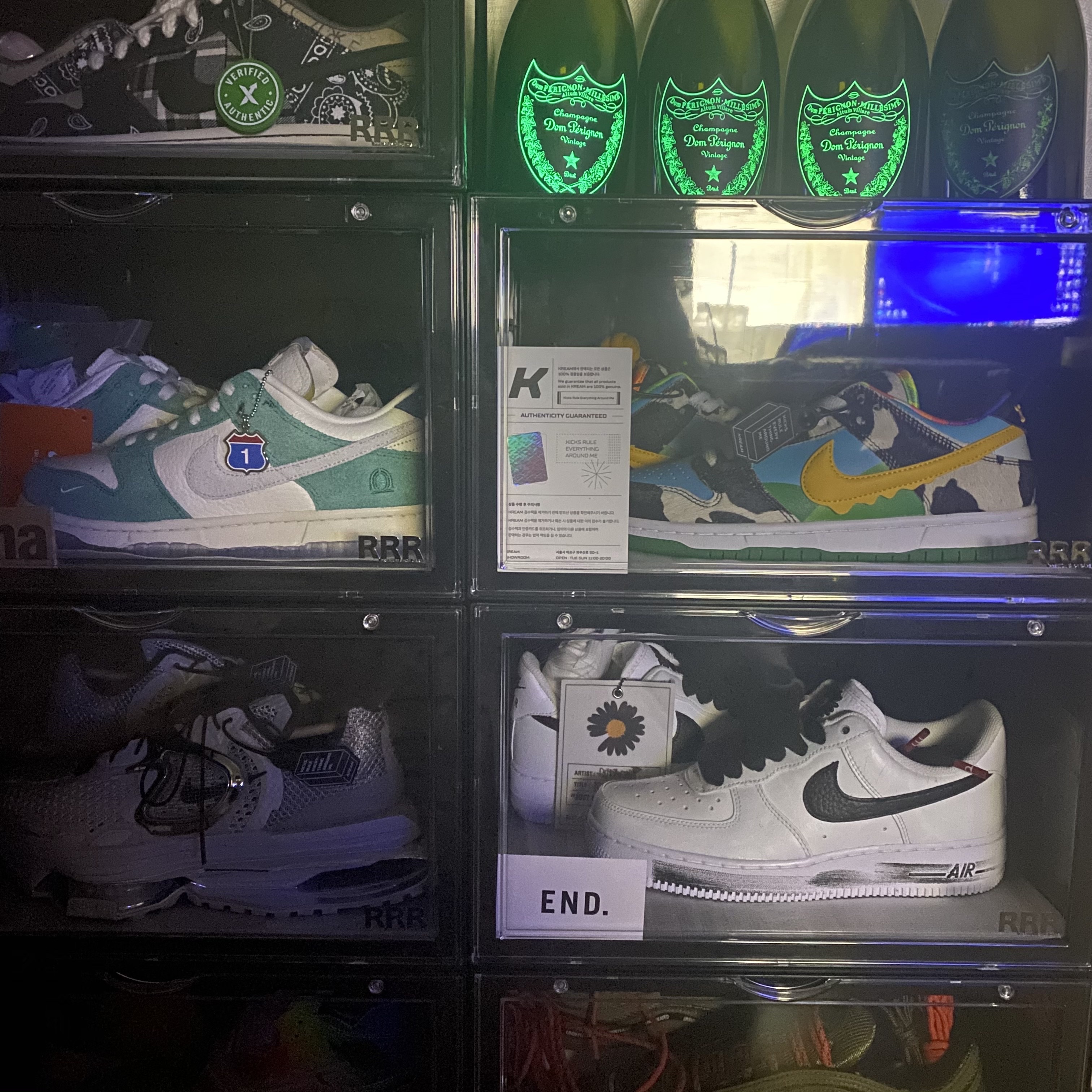 Nike x Travis Scott SB Dunk Low, Nike x Kasina Dunk Low Road Sign - Kasina Exclusive 착용 스타일