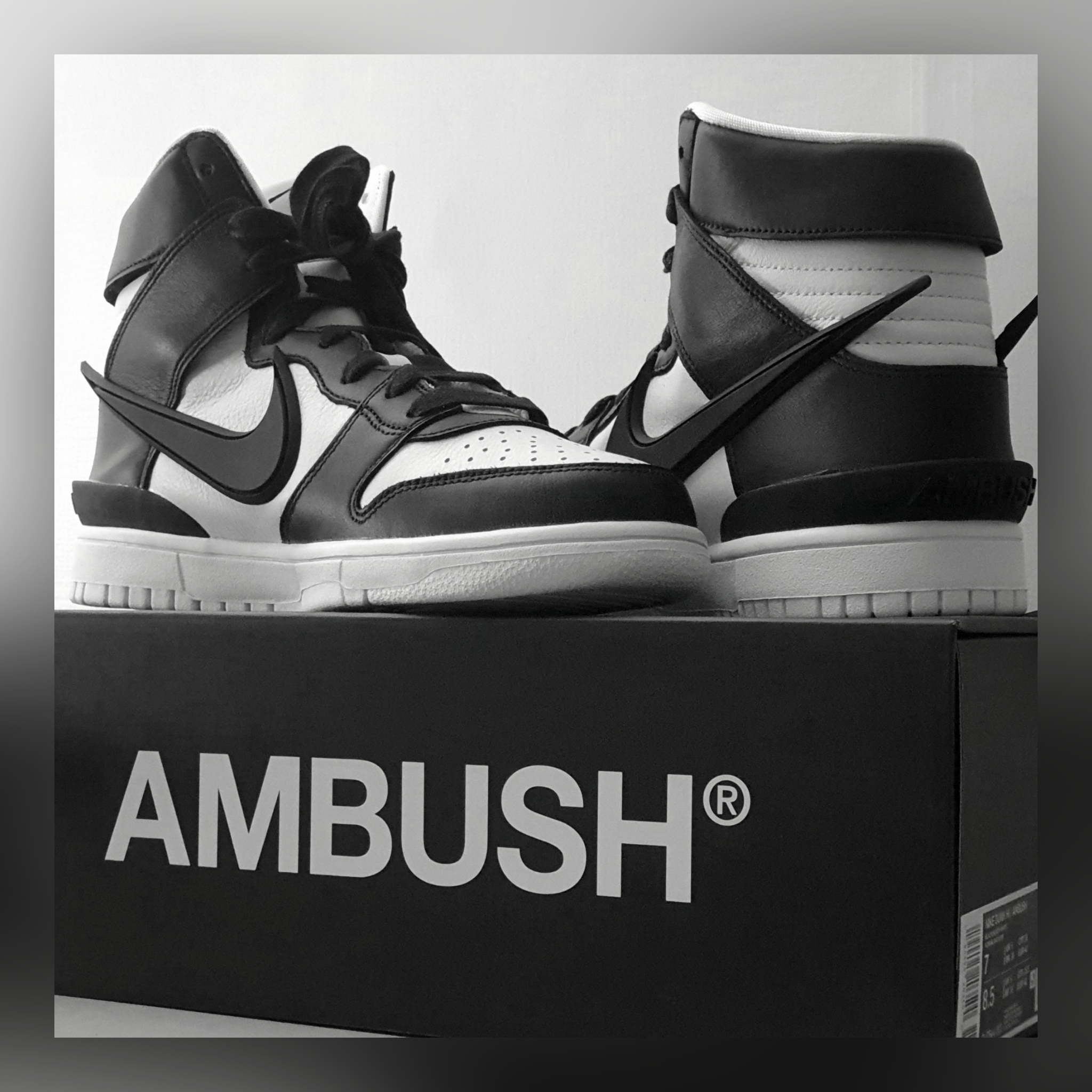 Nike x Ambush Dunk High Black 착용 스타일 - 5