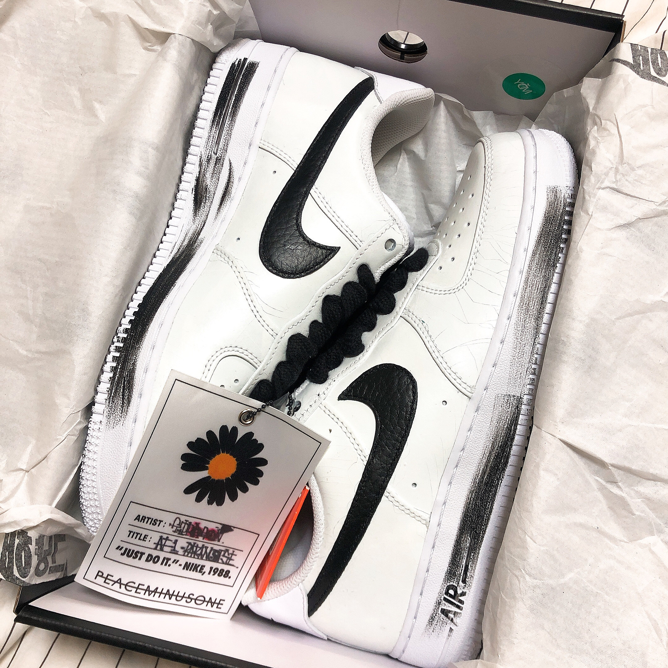 Nike x Peaceminusone Air Force 1 Low Para-Noise 2.0 착용 스타일