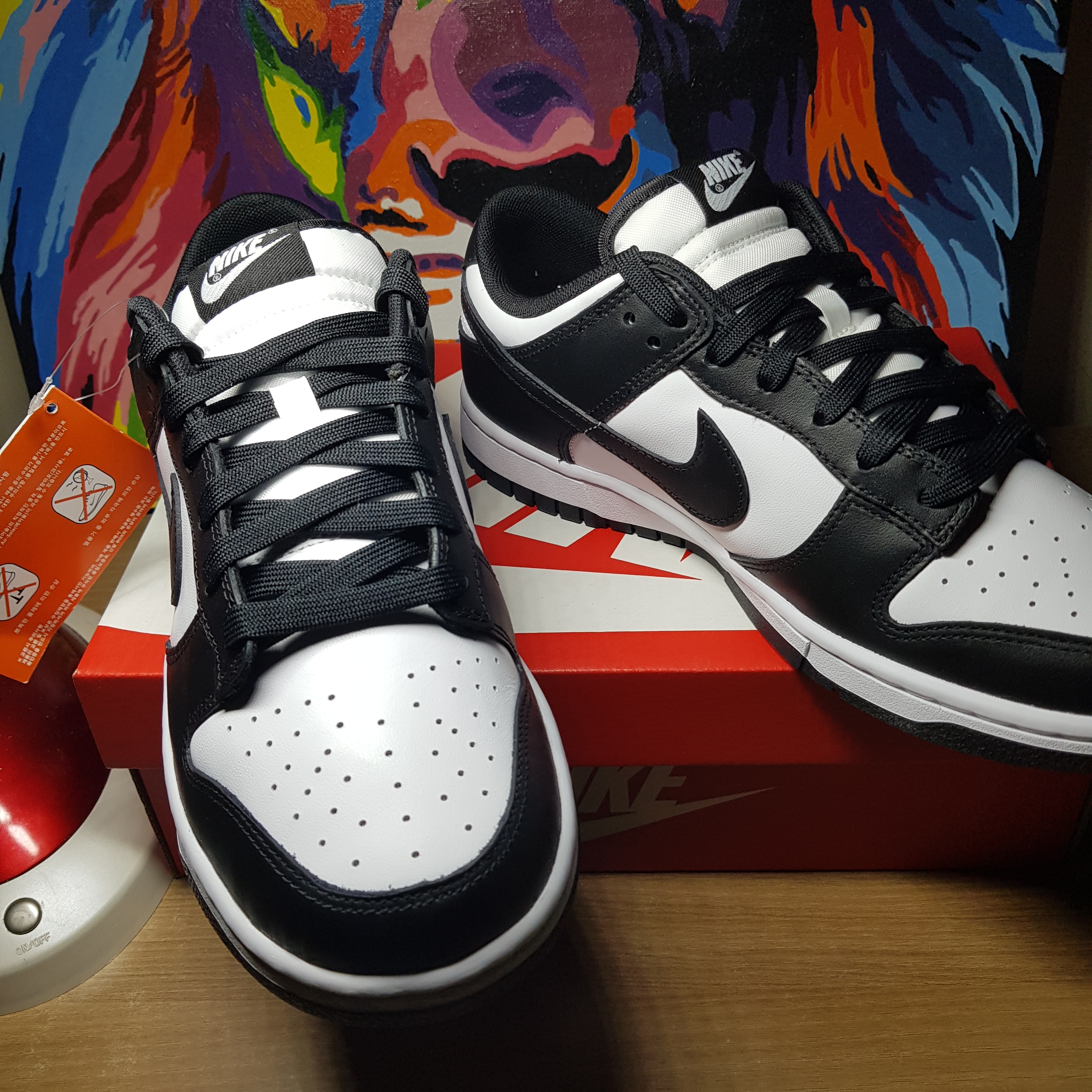 Nike Dunk Low Retro Black 착용 스타일 - 1