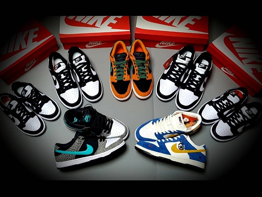 Nike Dunk Low Retro Black, Nike x Kasina Dunk Low 80's Bus 착용 스타일 - 2