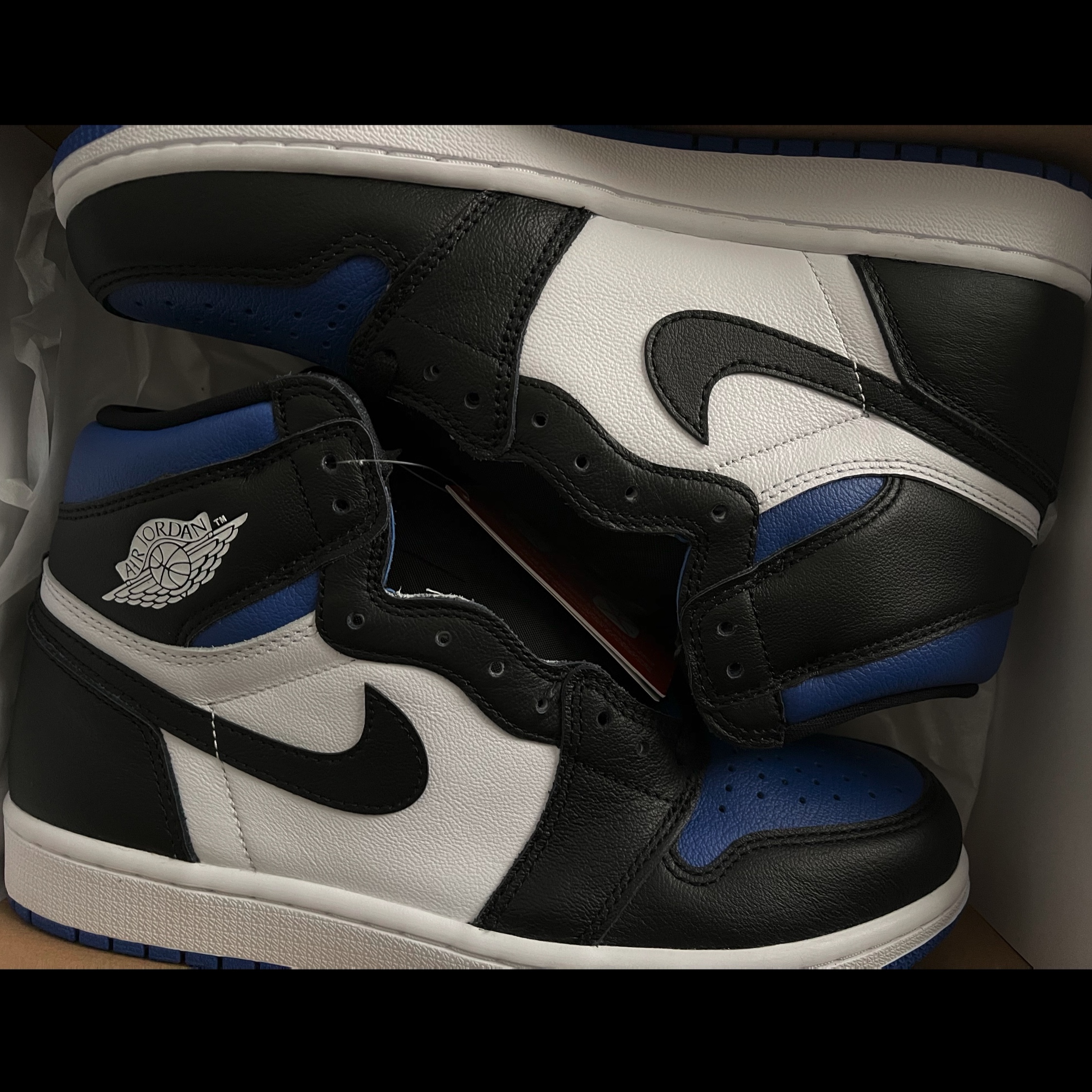 Jordan 1 Retro High OG Royal Toe 착용 스타일