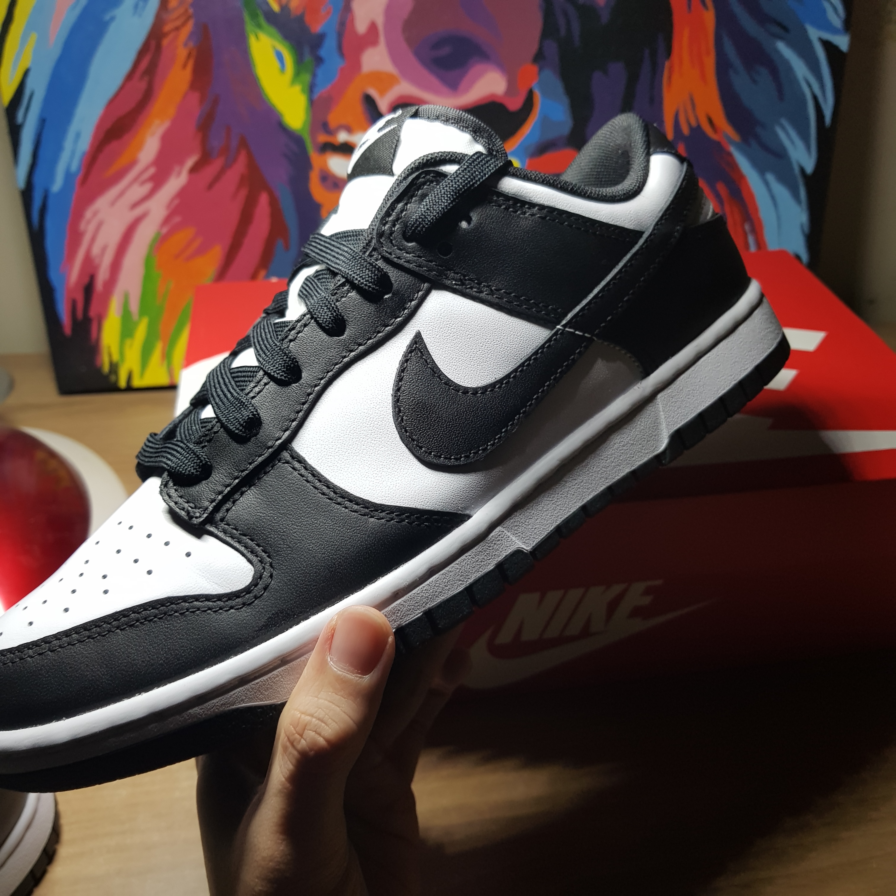 Nike Dunk Low Retro Black 착용 스타일 - 2