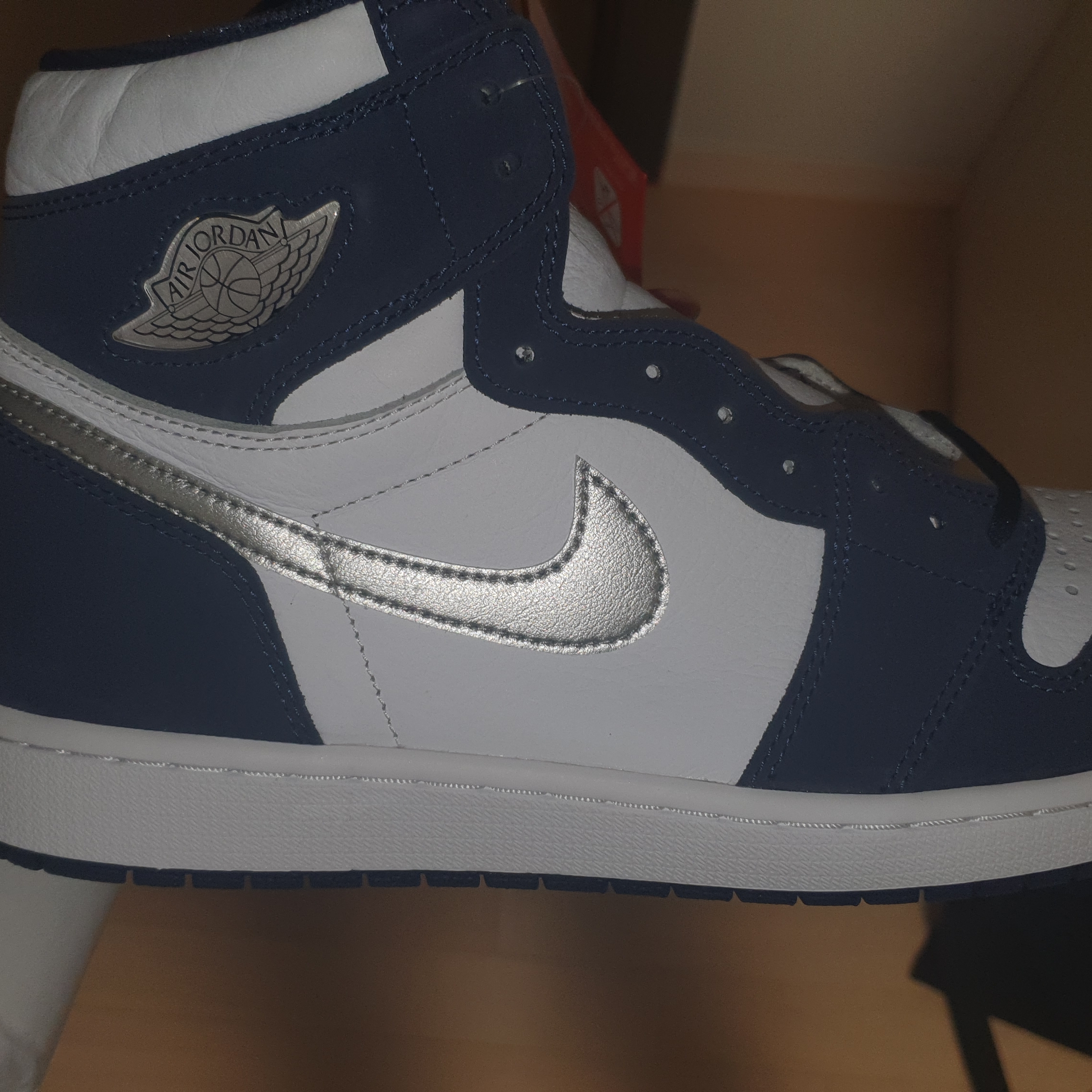 Jordan 1 Retro High OG CO.JP Midnight Navy 착용 스타일